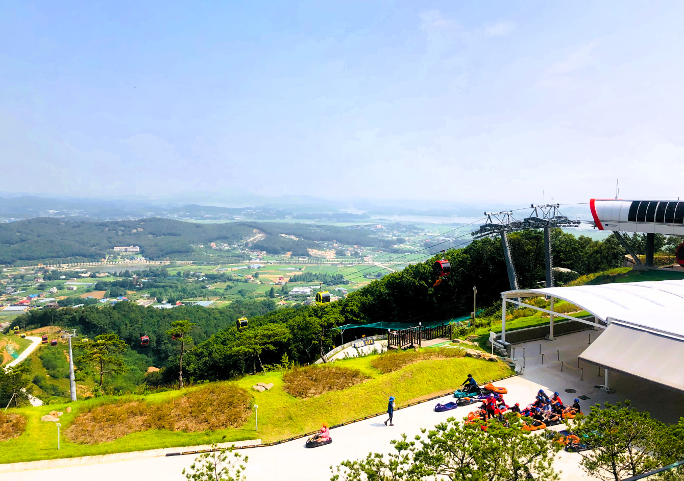 愛姬峰和平生態公園 & 荷葉飯 + 麻糬 DIY & 江華斜坡滑車