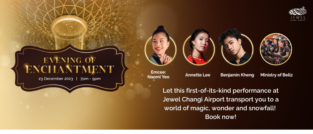 Evening of Enchantment at Jewel Changi Airport