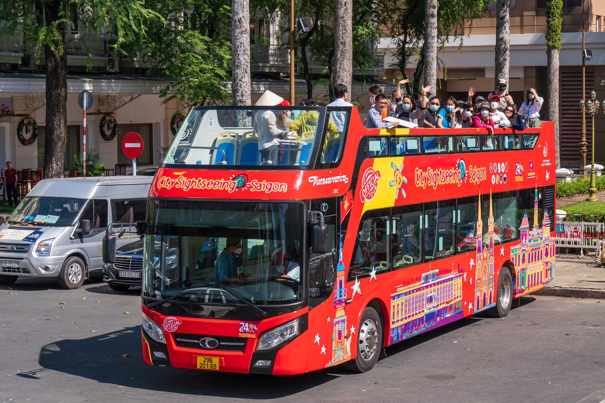 胡志明市雙層觀光巴士票（Vietnam Sightseeing 提供）