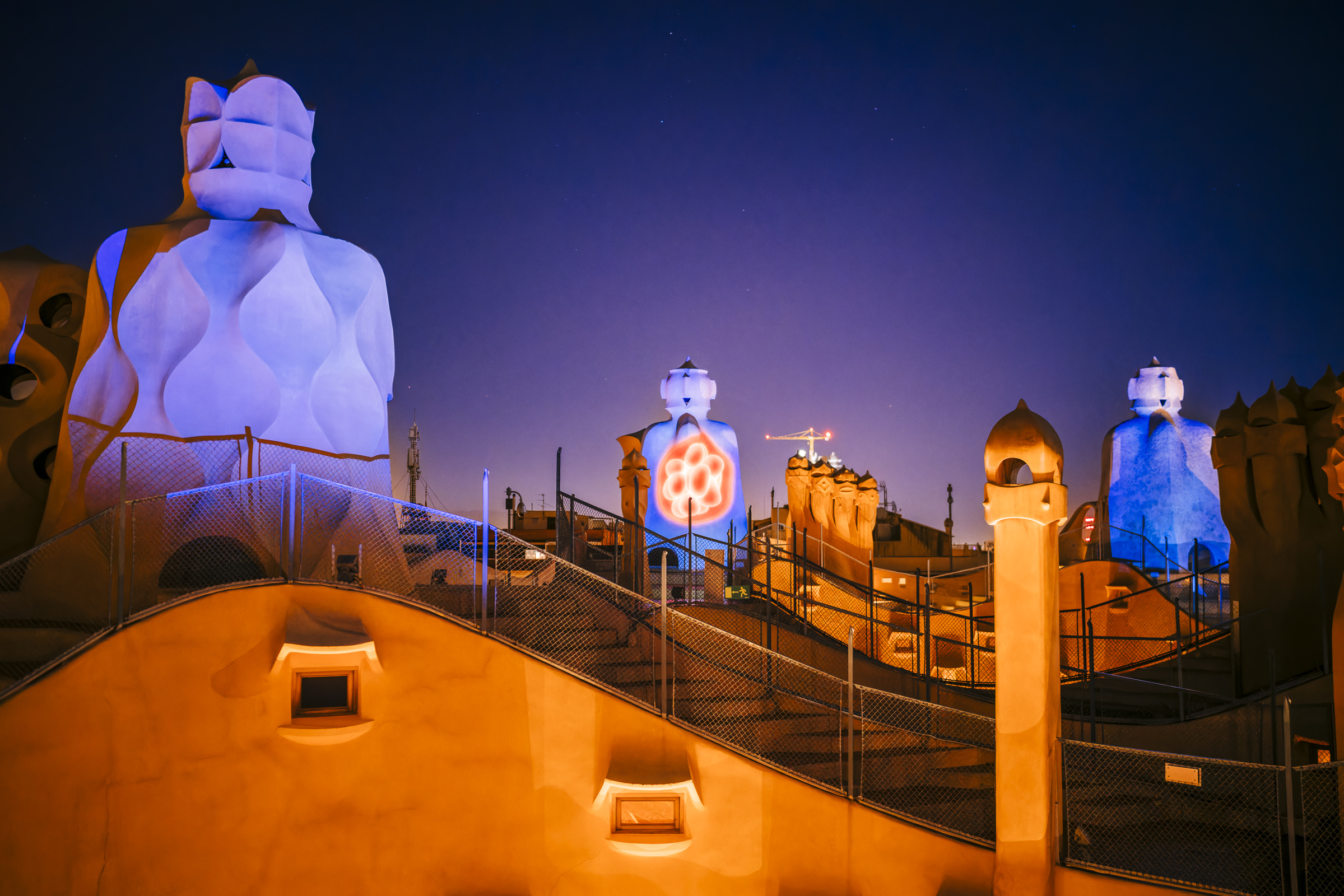 La Pedrera light shows