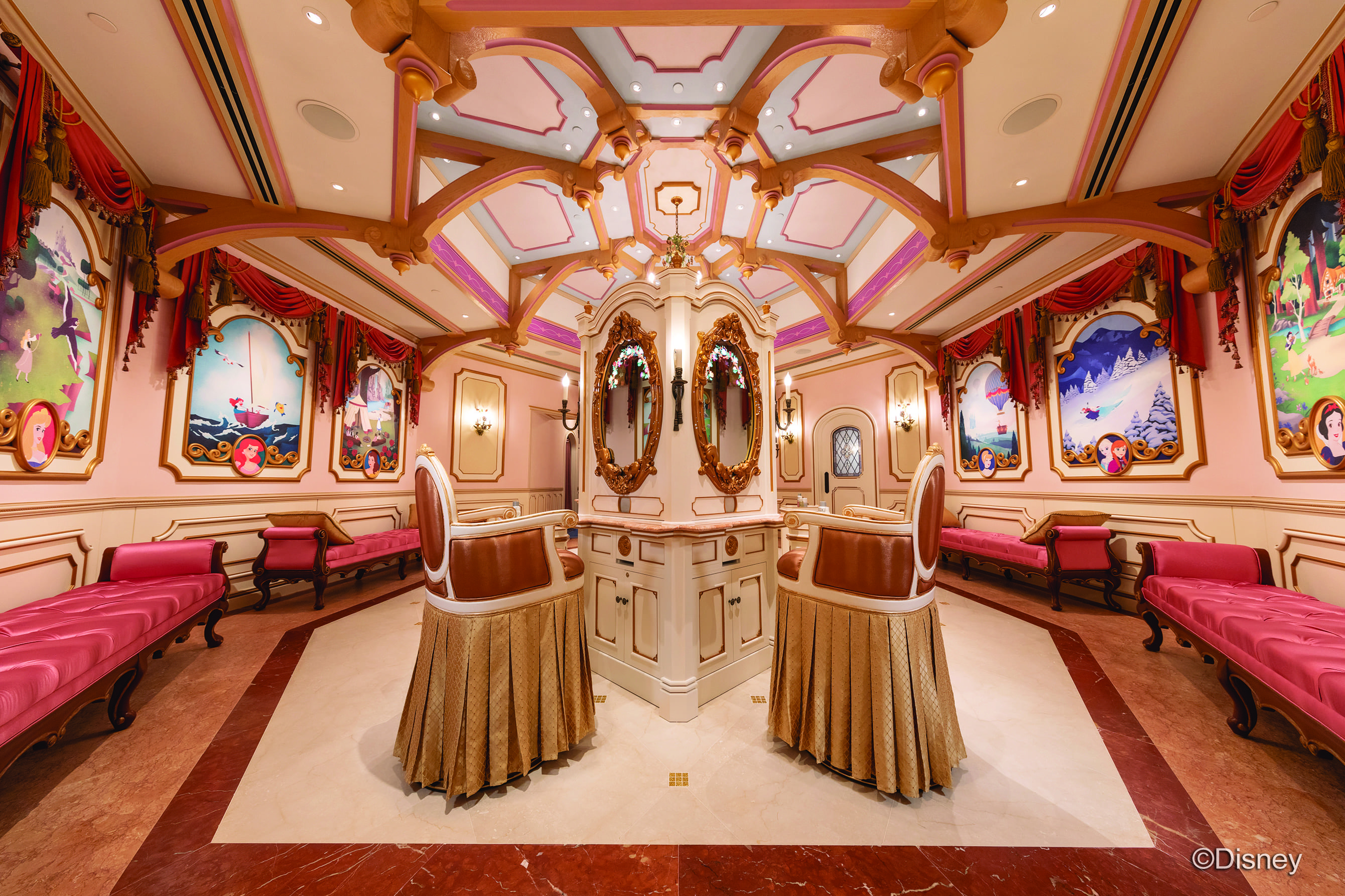 香港迪士尼樂園魔法化妝廳 公主體驗
