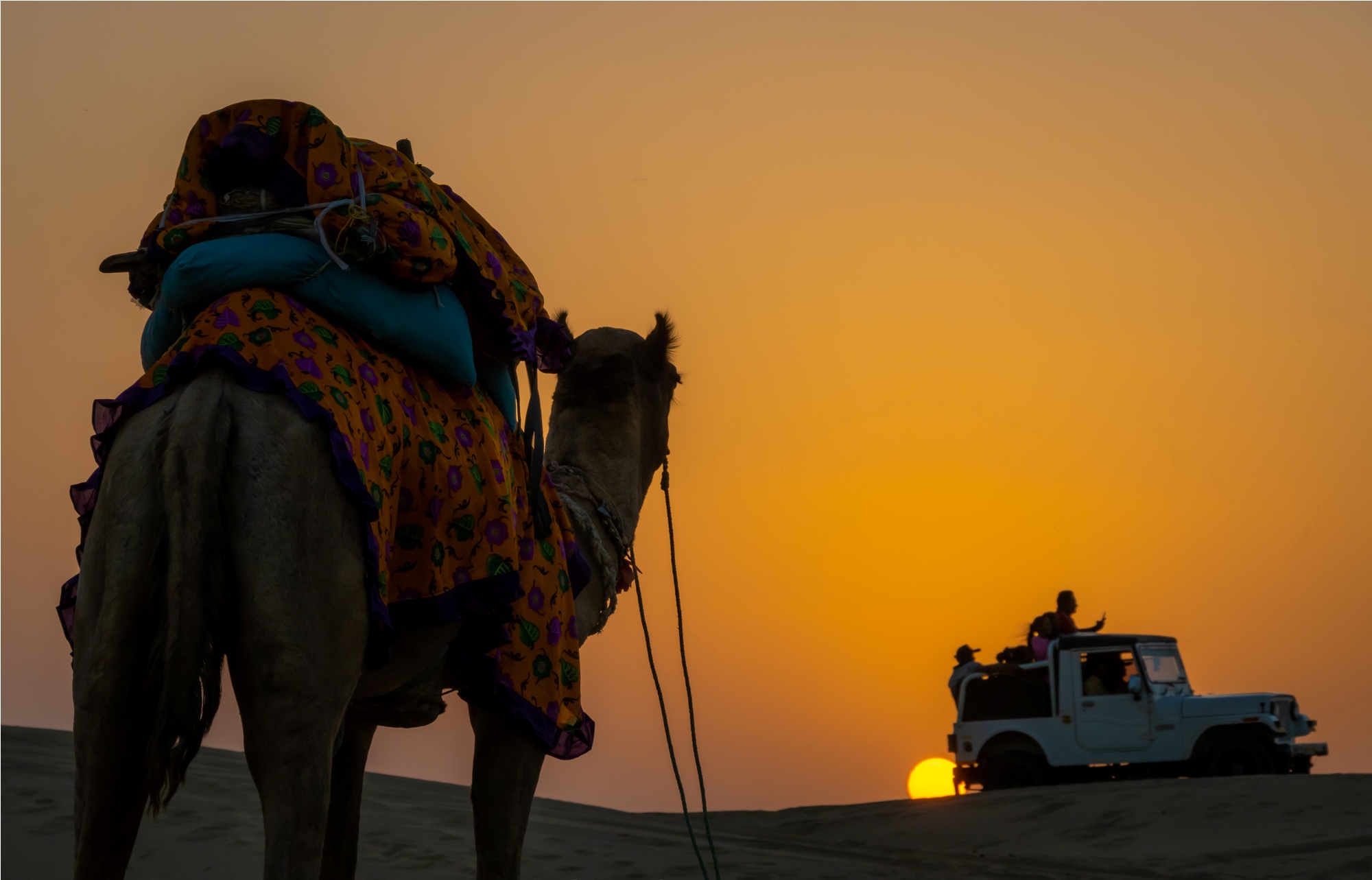 Jaislamer Sightseeing with Sunset Camel & Desert Safari Tour