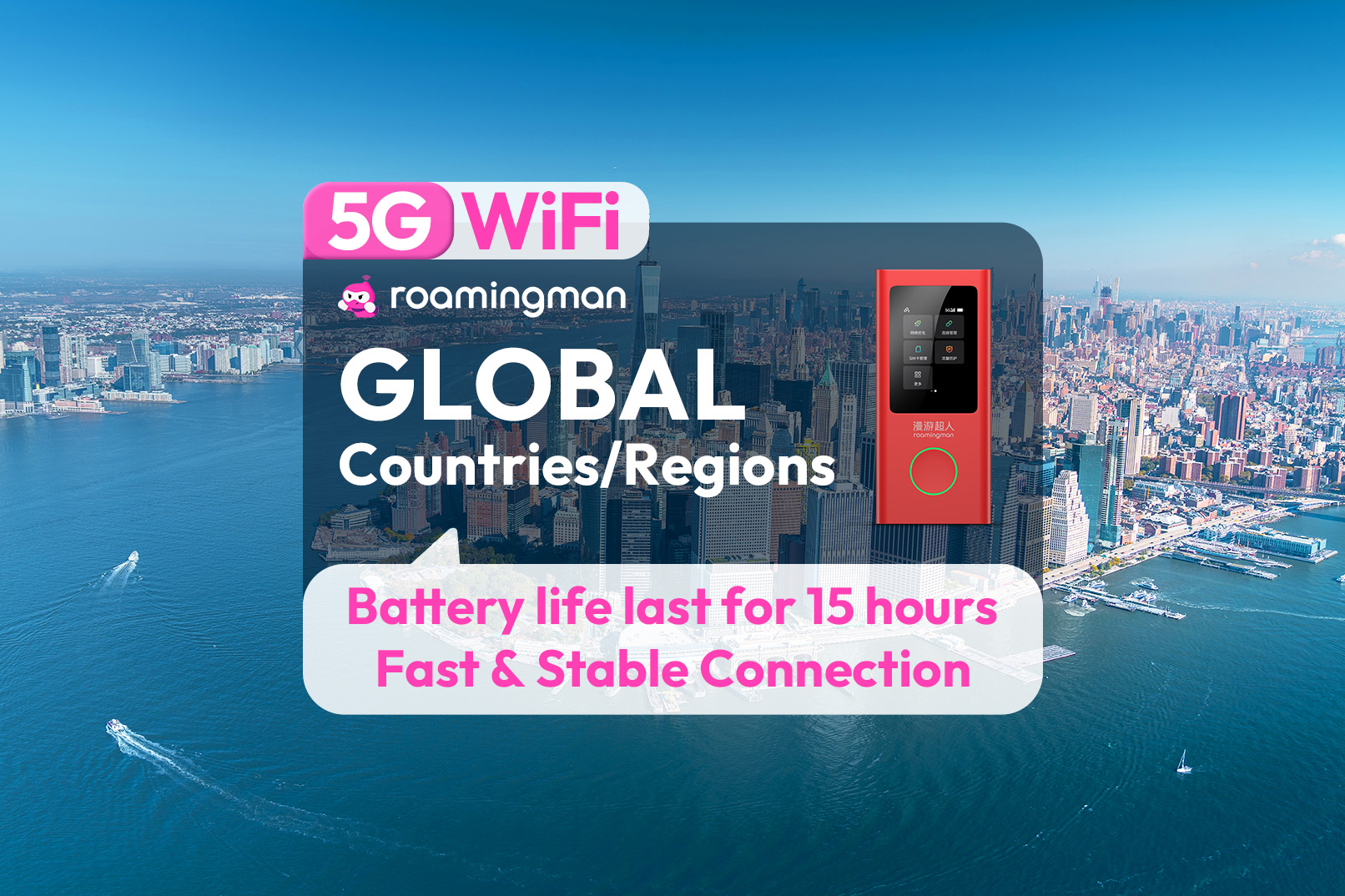 4G/5G WiFi (MY Airport Pick Up) for Global 150+ Countries