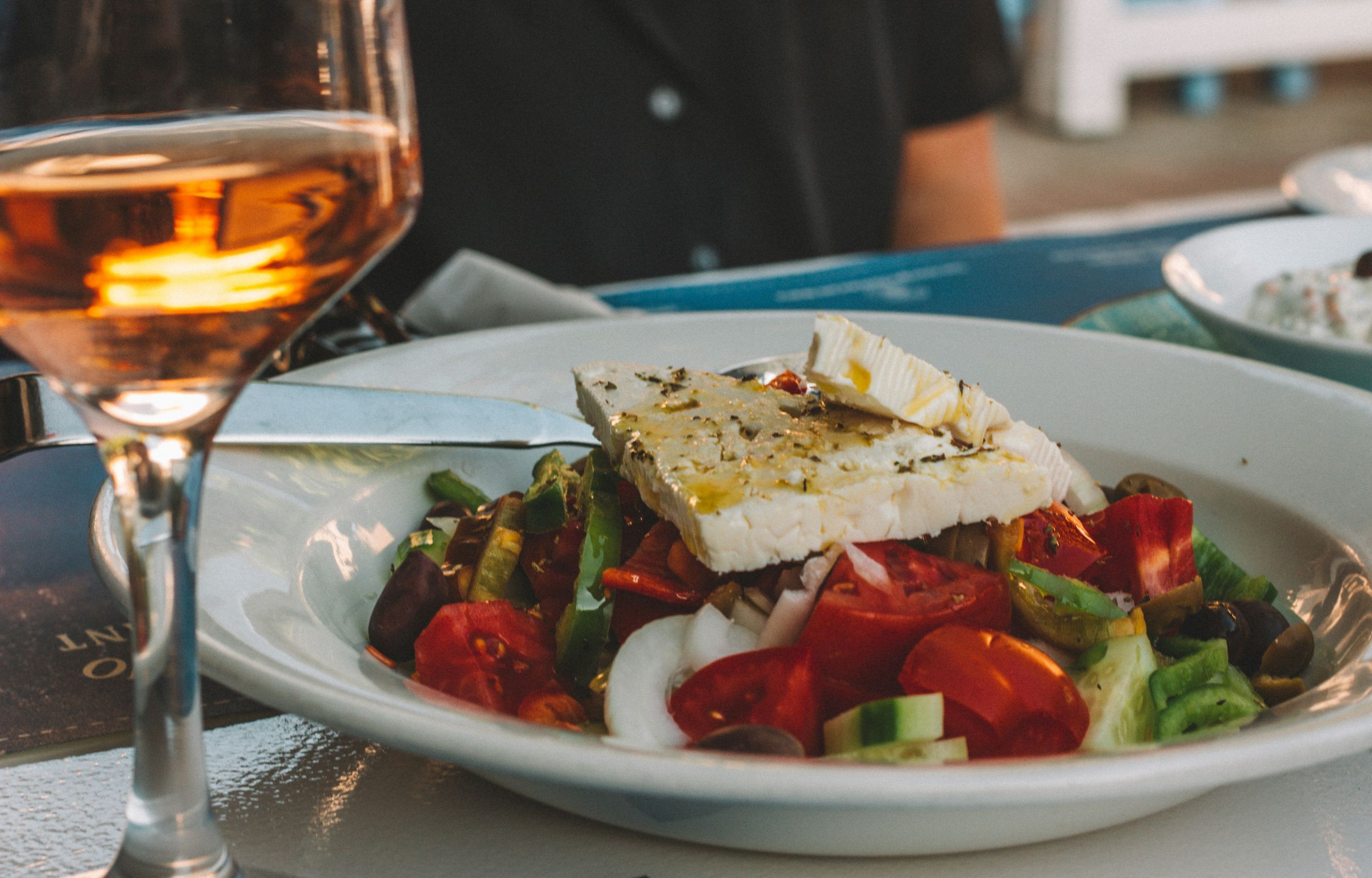 Authentic Cretan meal made with fresh, local ingredients.
