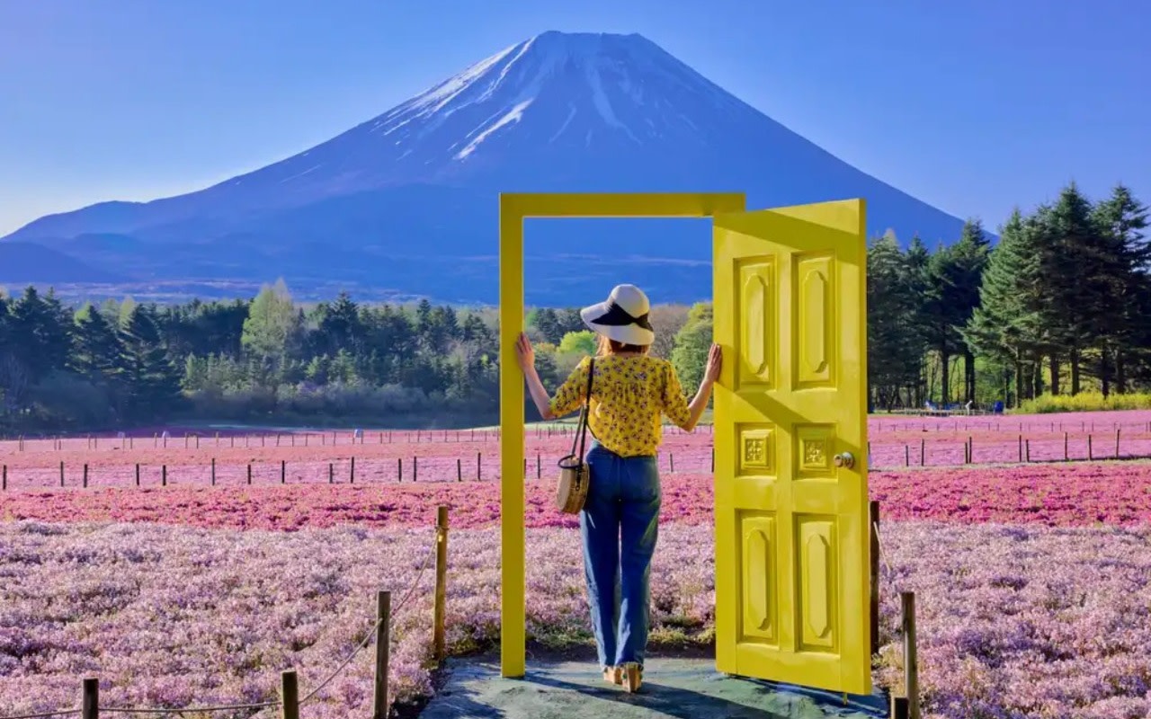 [Motosuko Fuji Shibazakura] Arakurayama Sengen Park & Oshino Hakkai & Motosuko Shibazakura Festival & Lawson Travel Photography Holy Land (Departure from Tokyo)  