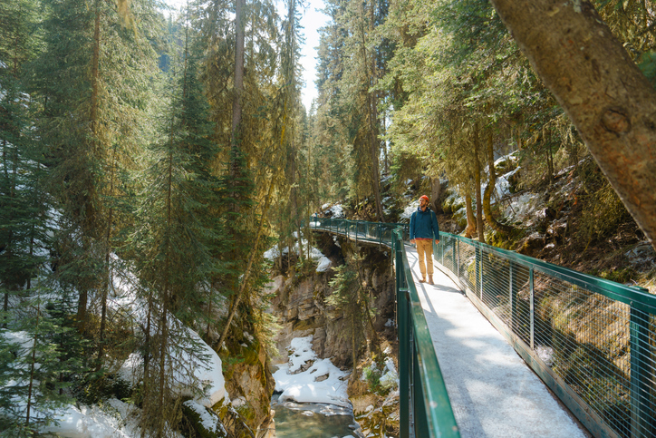 從坎莫爾和班夫出發的路易斯湖 (Lake Louise) 和約翰斯頓峽谷 (Johnston Canyon) 之旅