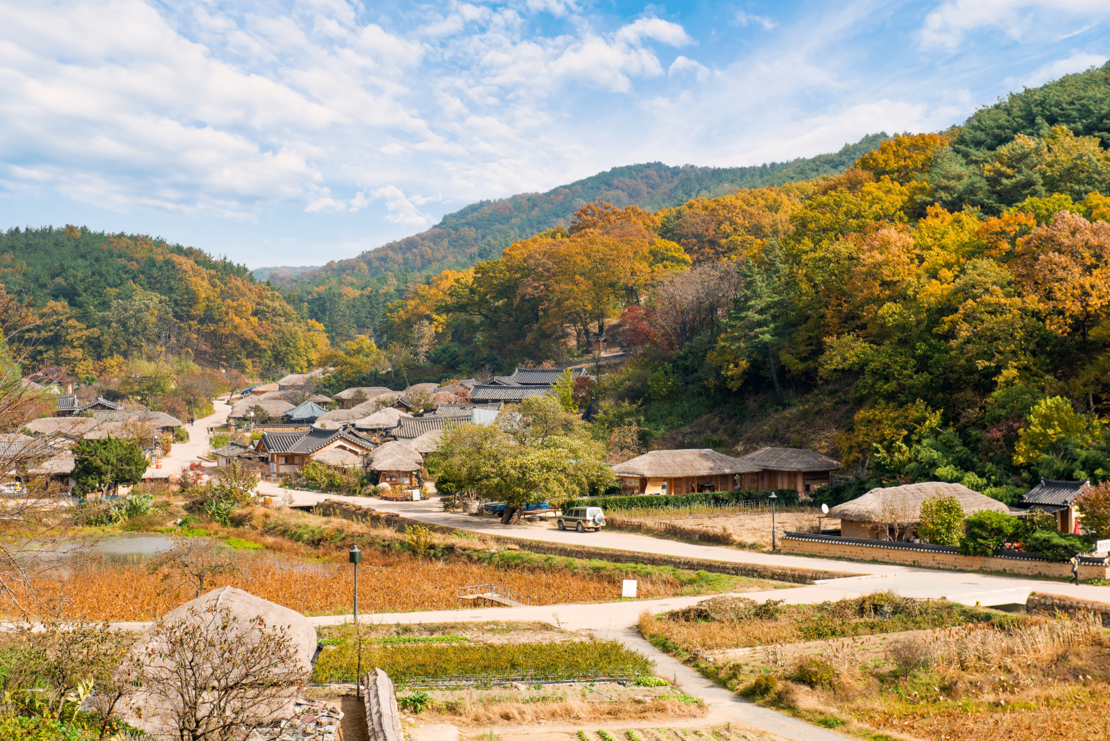 在良洞民俗村,一年四季都能欣賞到原汁原味的美景,一窺韓國的歷史風貌。 在良洞民俗村,一年四季都能欣賞到原汁原味的美景,一窺韓國的歷史風貌。