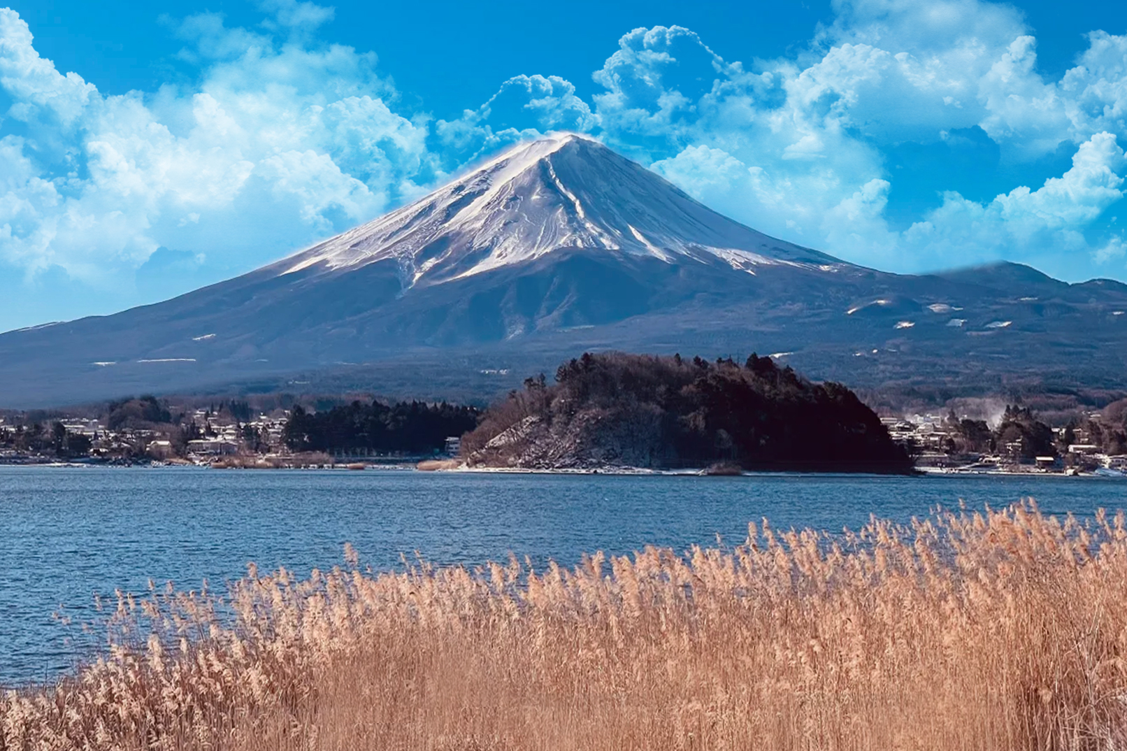 "富士山明信片視角就在這裡!夏天整片薰衣草田,秋天變成紅色蘆葦海。推薦嚐嚐藍色冰淇淋(富士山礦物質特製),味道像融化的藍天。" "富士山明信片視角就在這裡!夏天整片薰衣草田,秋天變成紅色蘆葦海。推薦嚐嚐藍色冰淇淋(富士山礦物質特製),味道像融化的藍天。"