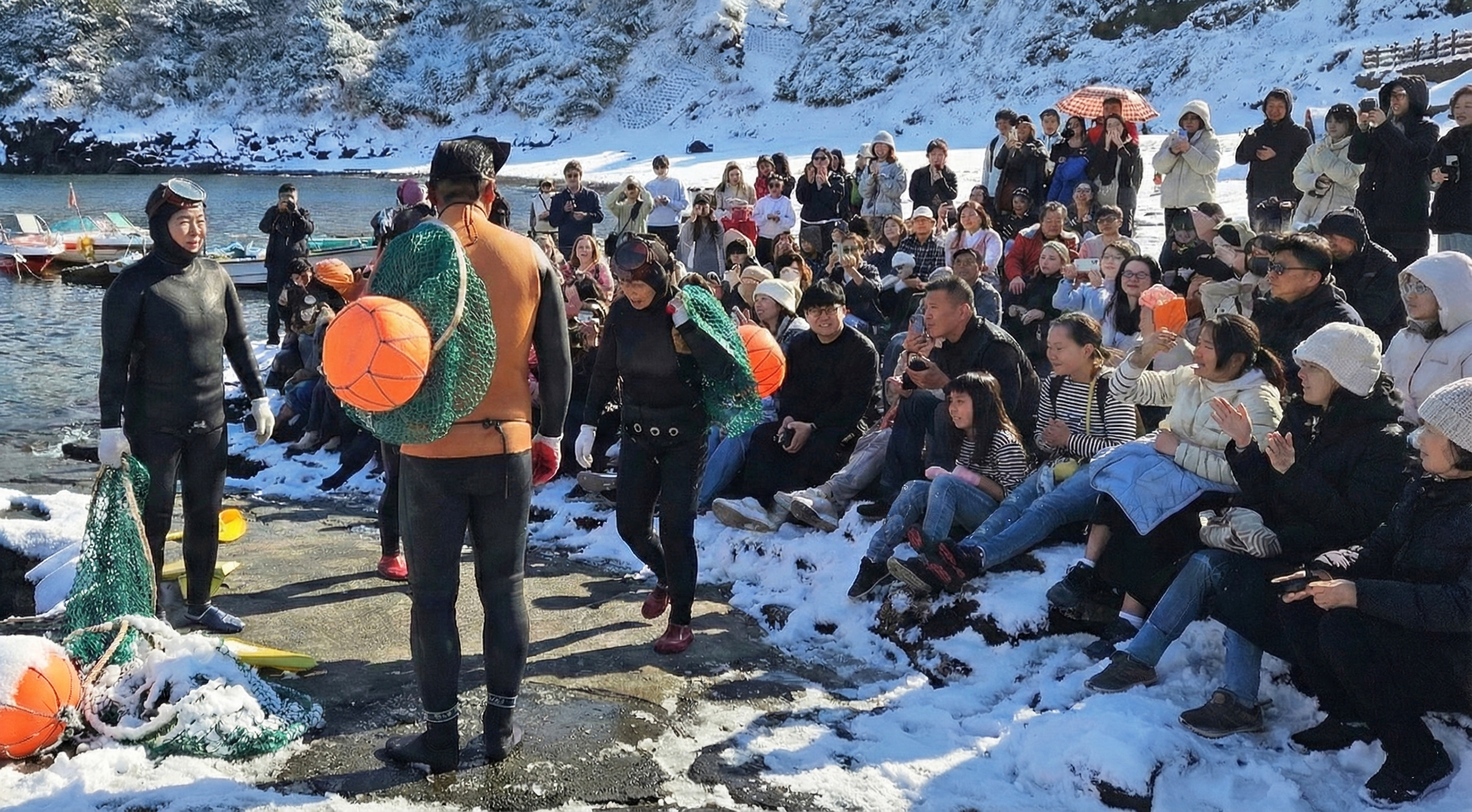 親身體驗獲聯合國教科文組織認證的「海女」文化，並欣賞精彩的現場表演。