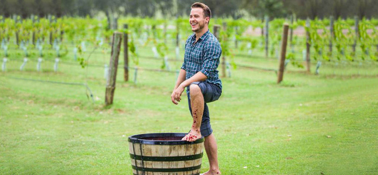 Private Grape Stomping in the Hunter Valley