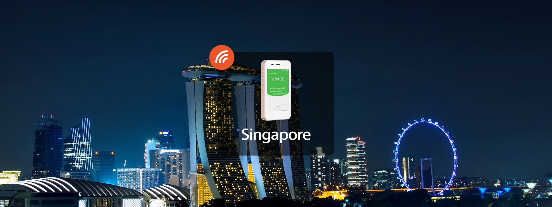 新加坡 4G 無限流量 WiFi 分享器（印尼機場領取）