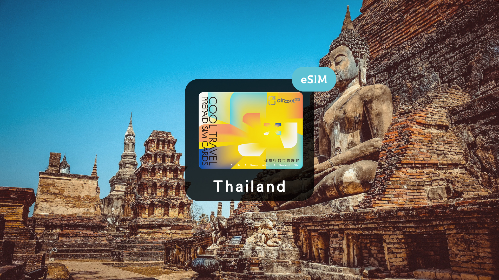 泰國 4G 高速 不限流量 eSIM卡(即買即取QR-Code)