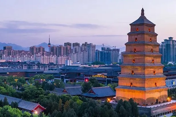 西安夜遊私人導覽 大雁塔 大慈恩寺 大唐不夜城