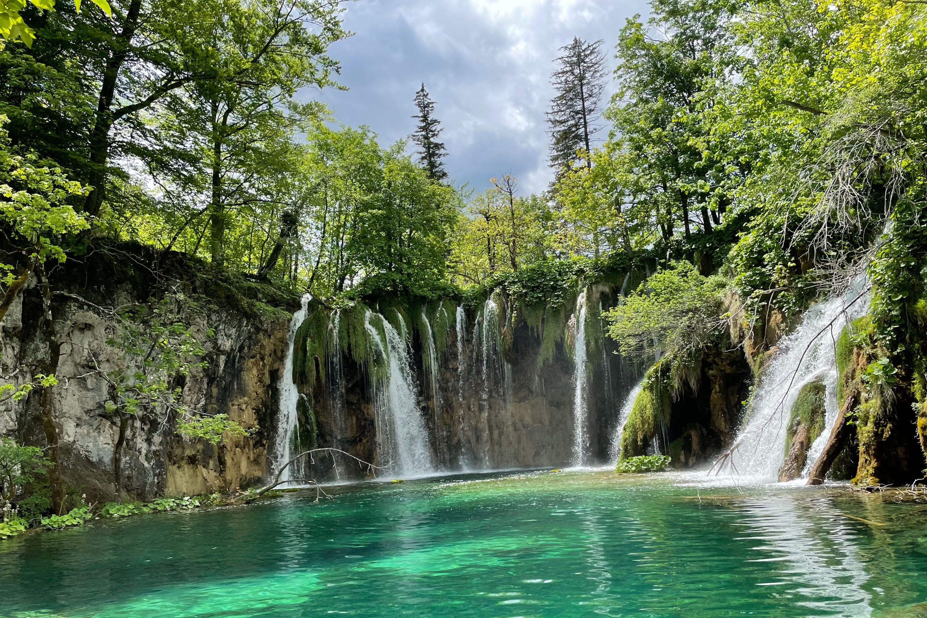 Waterfall in Plitvice Lakes National Park