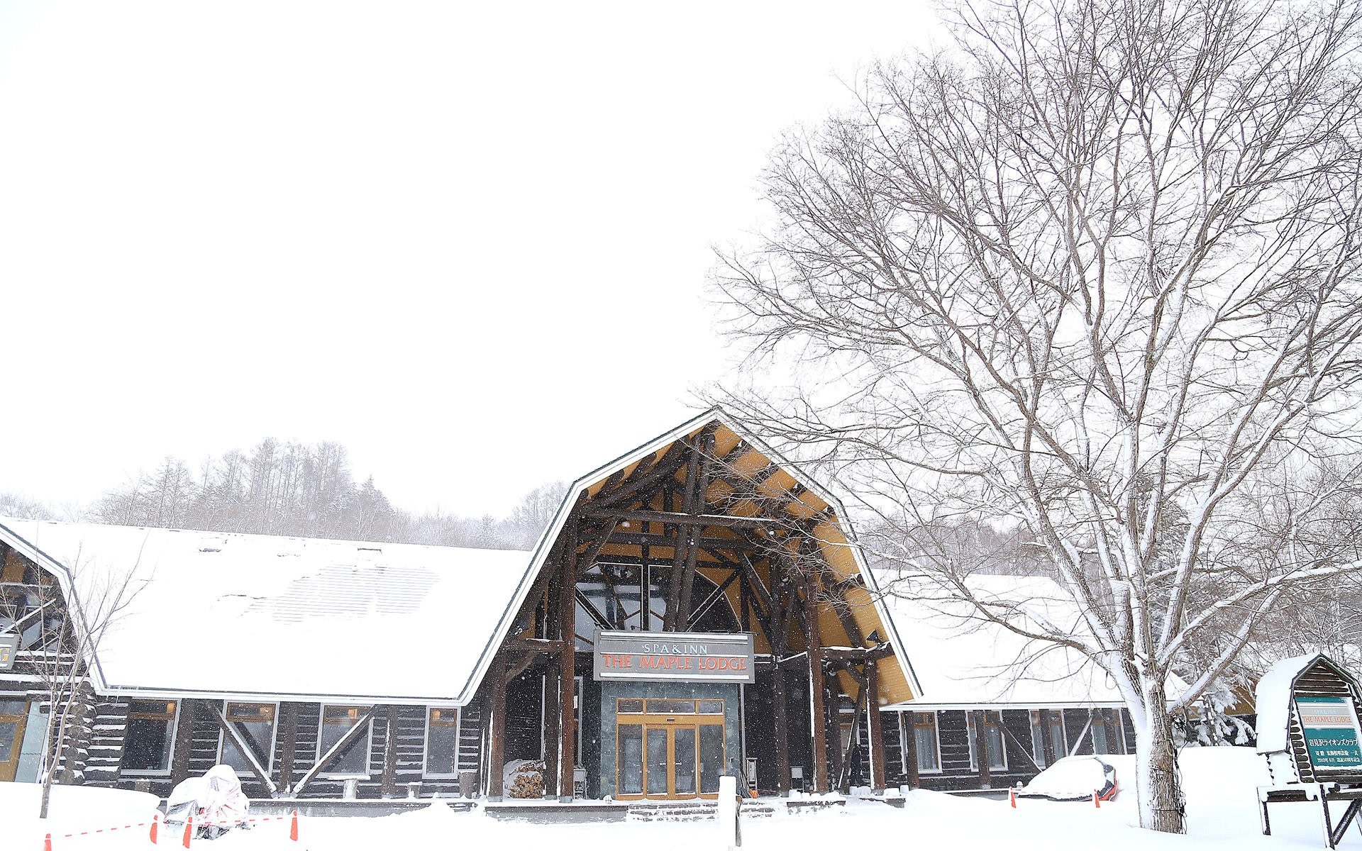 Kamukura Café and snow play experience in a heavy snowfall area