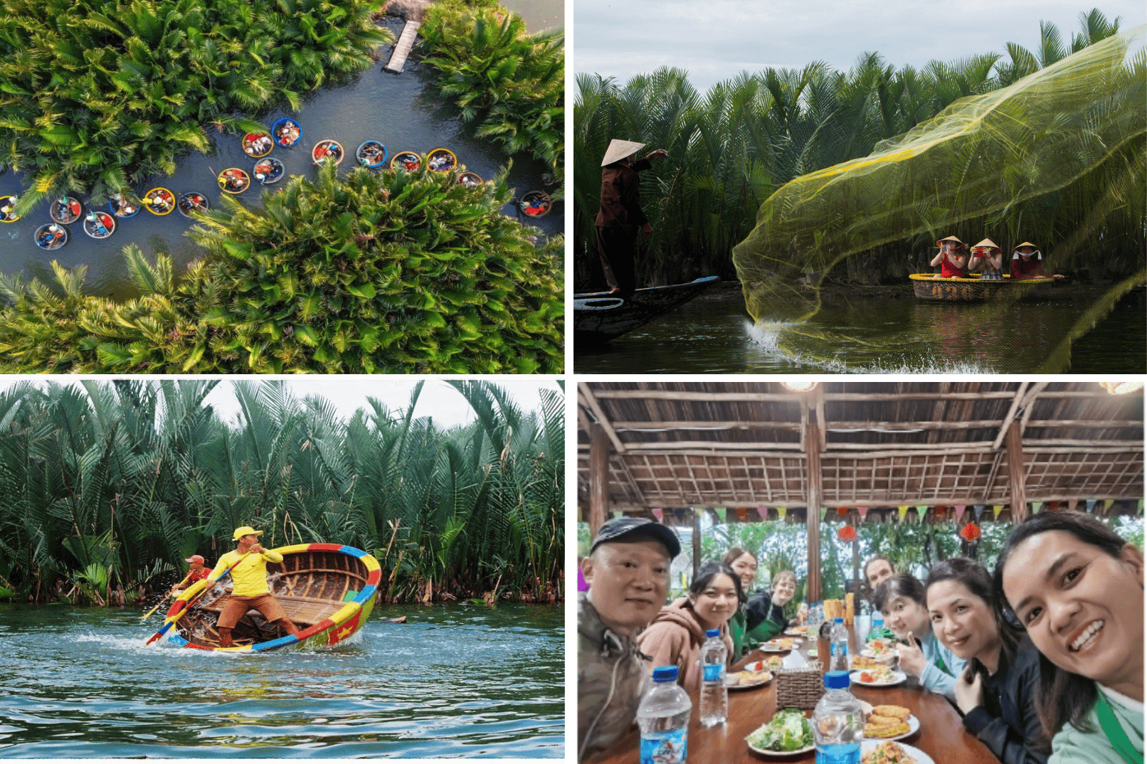 Coconut Forest Basket Boat Ride, Crab Fishing Experience and Meal