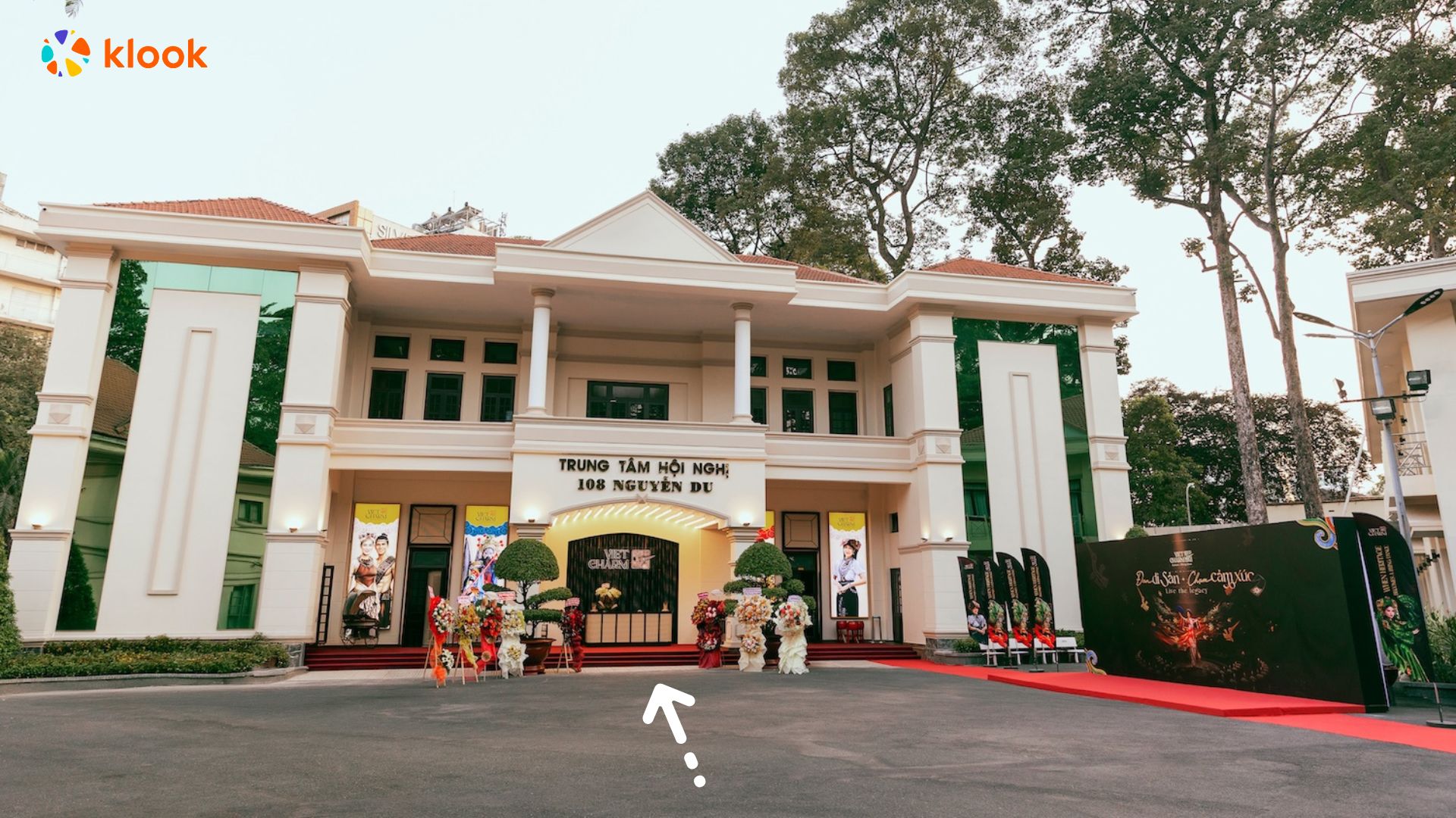 The venue will be on your left