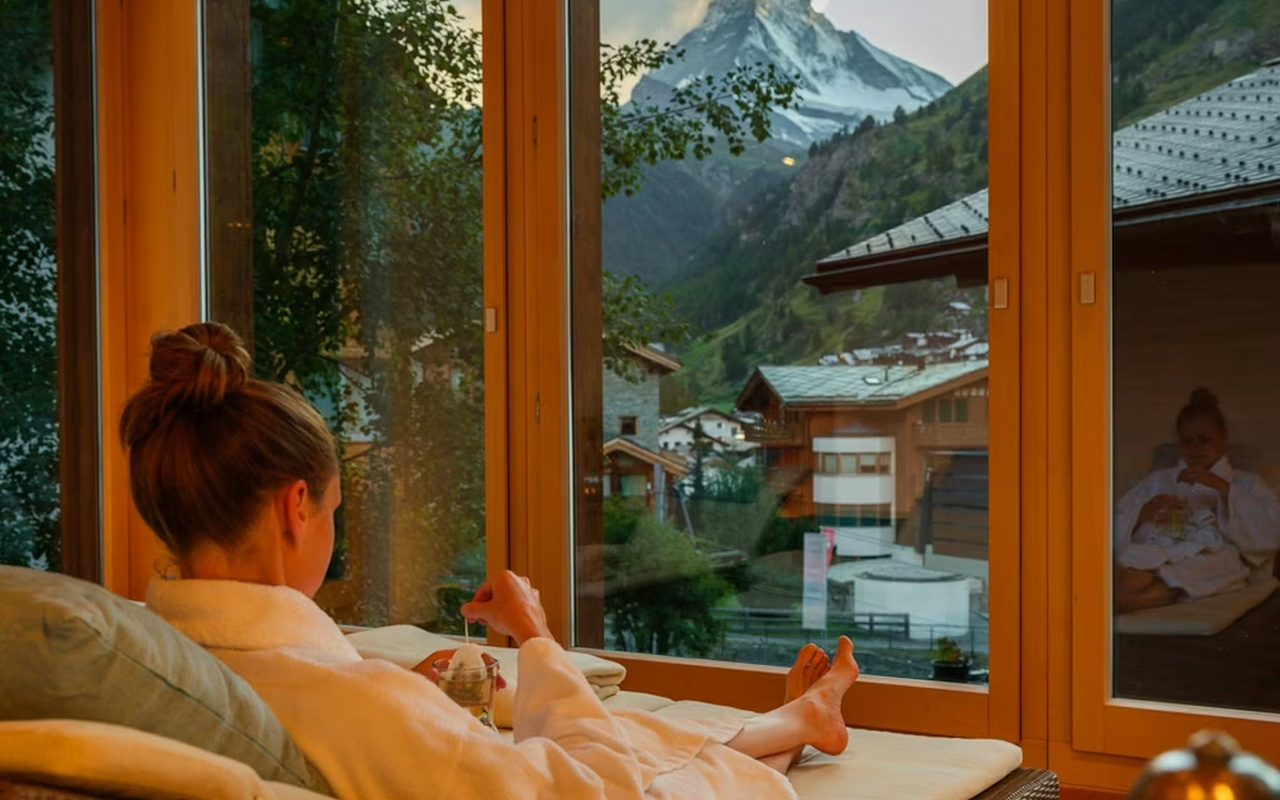 Experiencing serenity at Wellness Hotel Bella Vista Zermatt's day spa escape