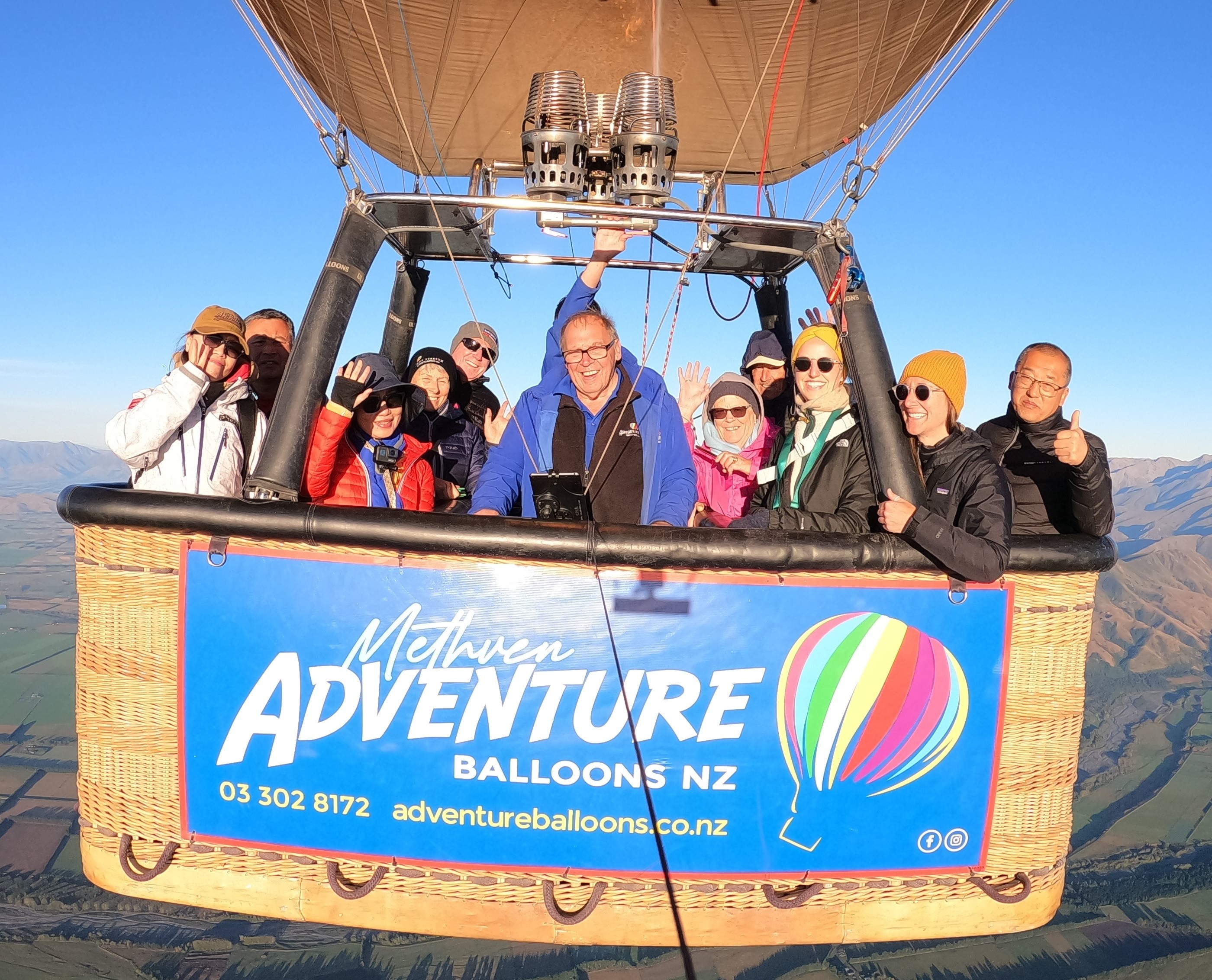 Methven - Mt Hutt Scenic Hot Air Balloon Flight