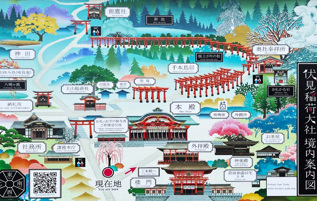 Kyoto Nara Panorama Day Tour｜Kiyomizu Temple Ninnenzaka & Fushimi Inari Thousand Torii Gates & Nara Park Deer Feeding｜Depart from Osaka