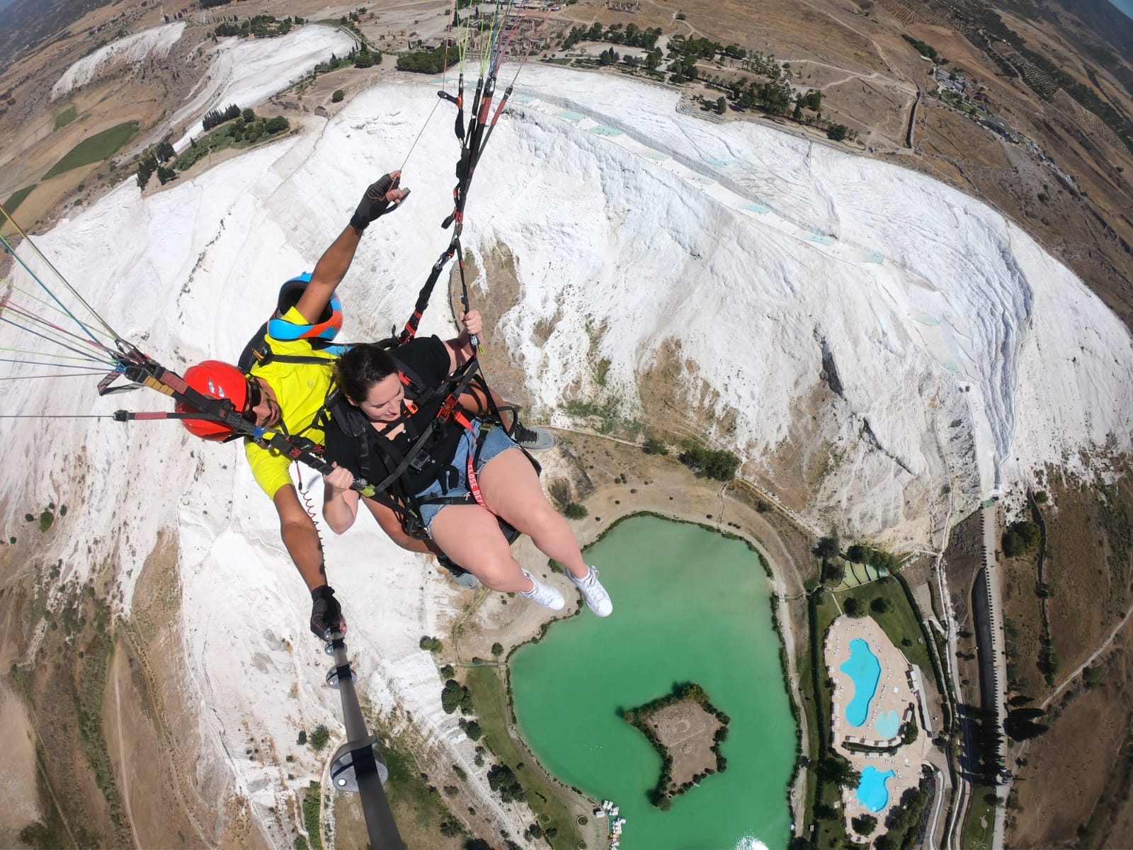 Pamukkale Tandem Paragliding Experience w/Hotel Pickup