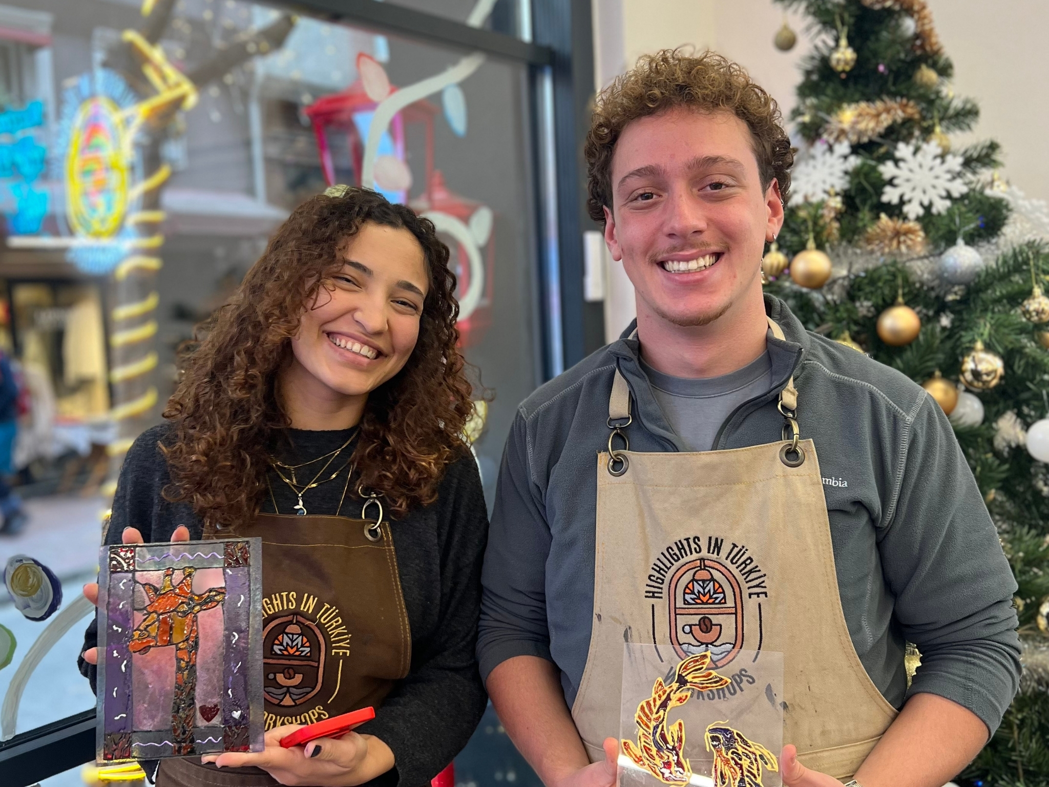 Traditional Stained Glass Painting Workshop in Istanbul