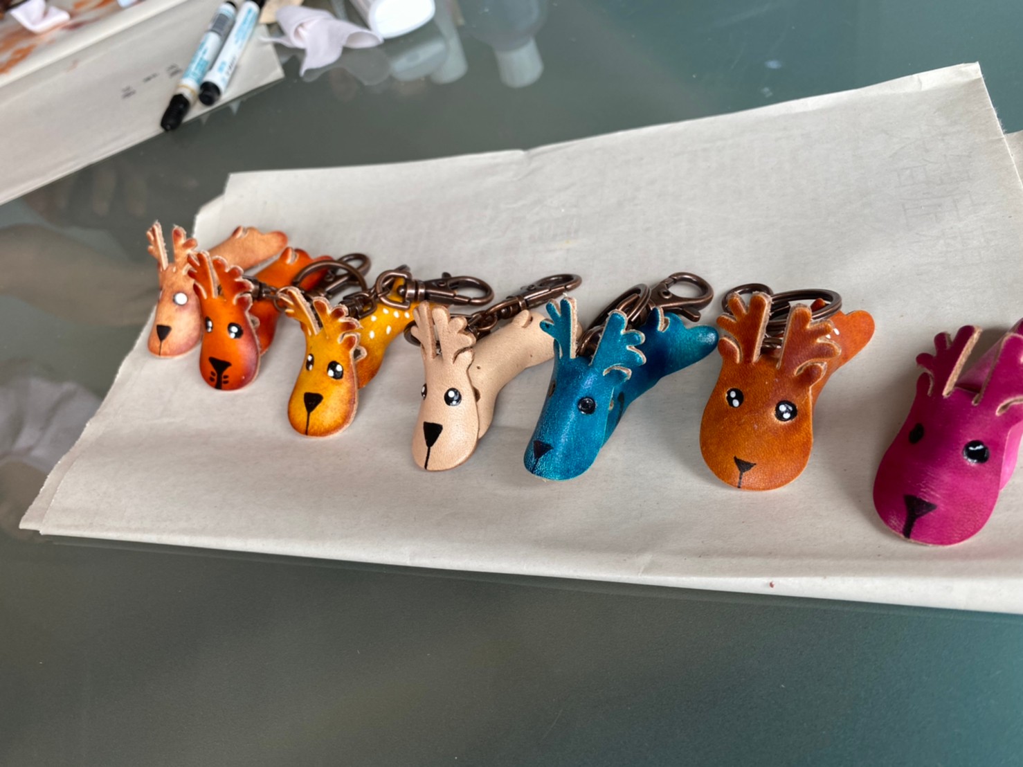 Q Brother Sika Deer Leather Carving DIY