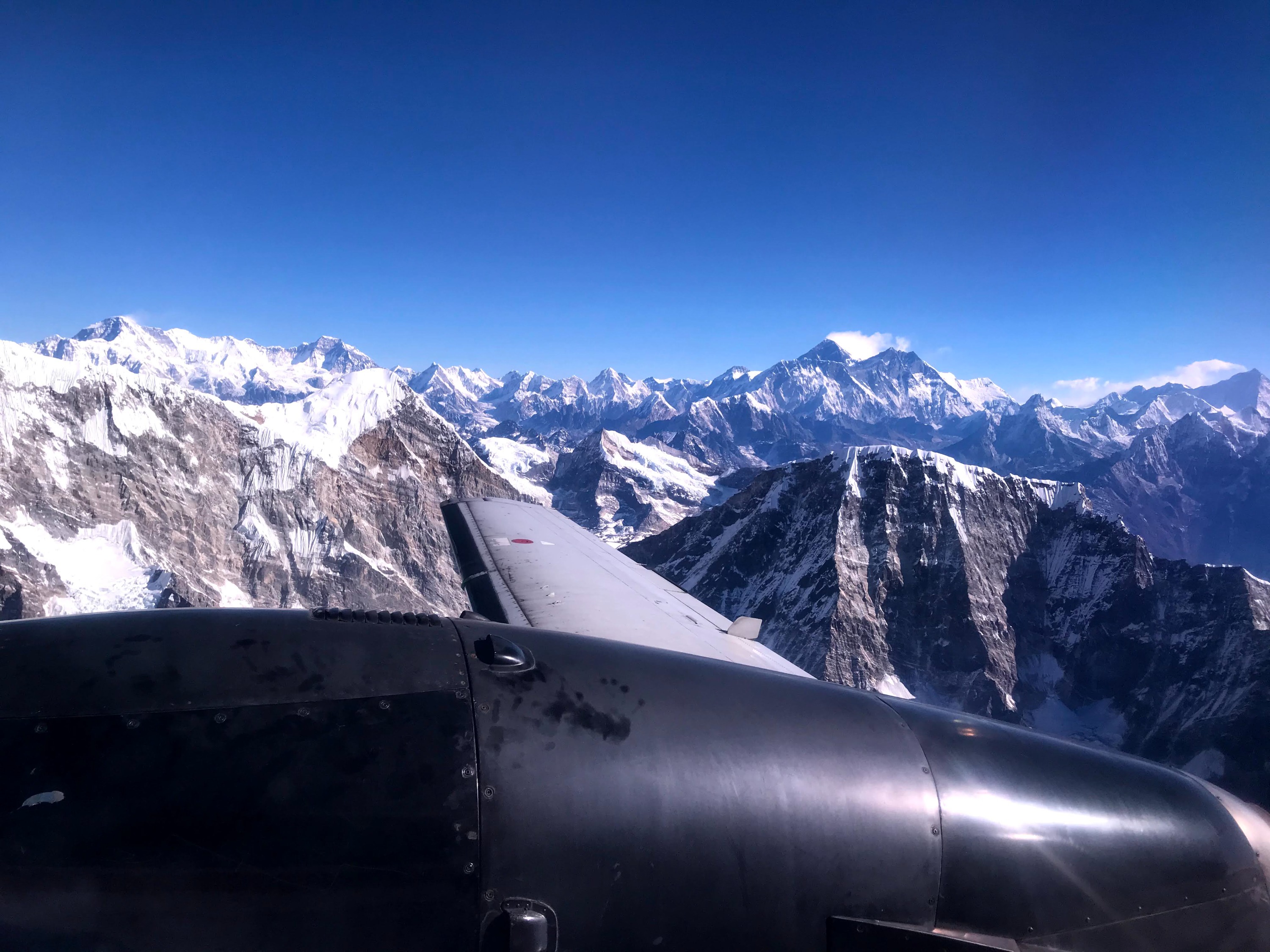 每天早上從加德滿都出發的珠穆朗瑪峰風景區航班
