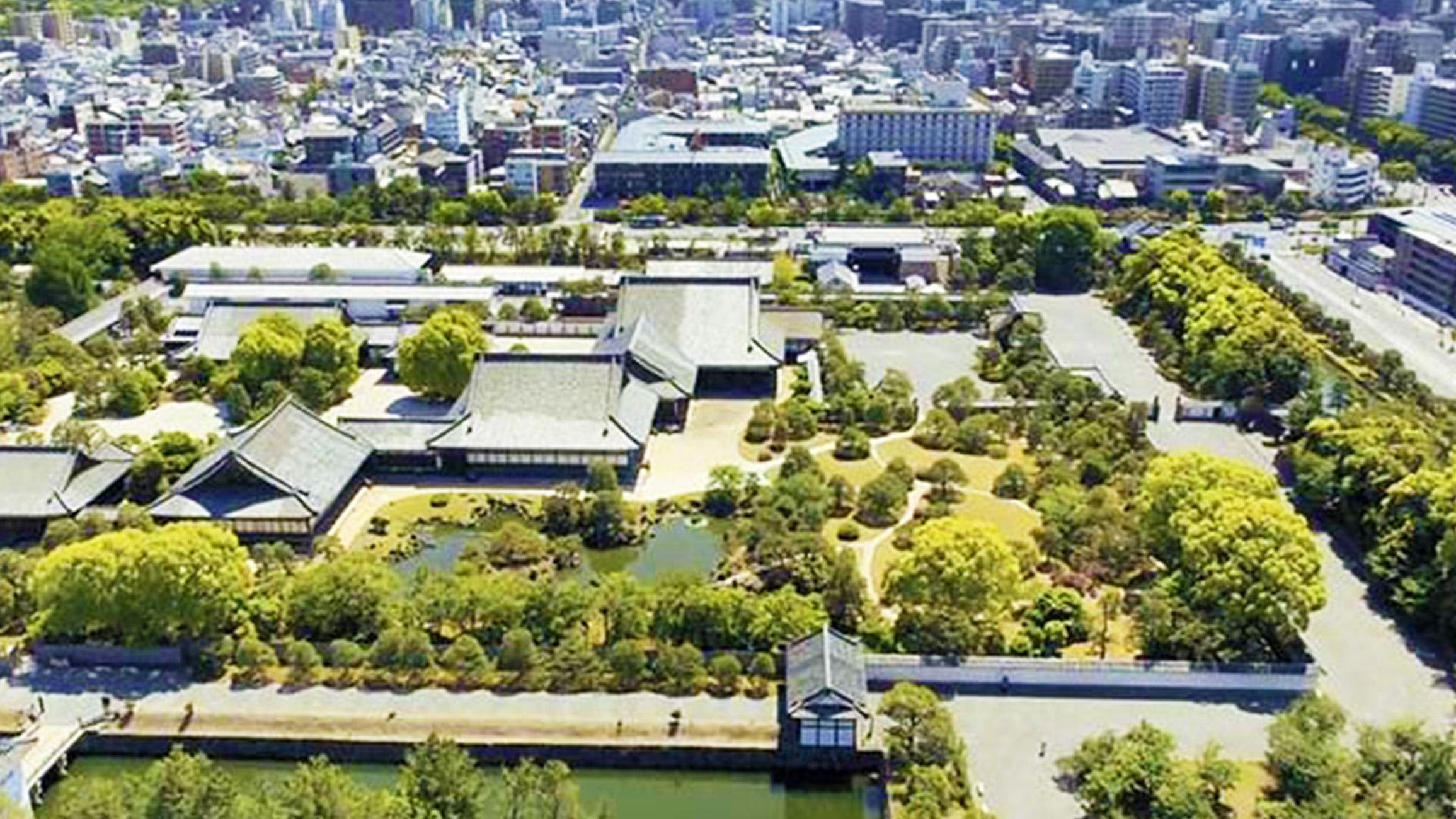 二條城鳥瞰圖 二條城鳥瞰圖