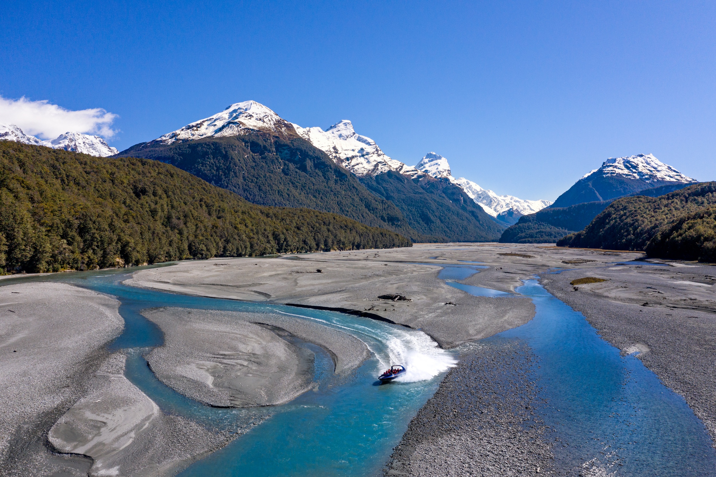 紐西蘭達特河（Dart River）噴射快艇體驗 & 荒野冒險之旅
