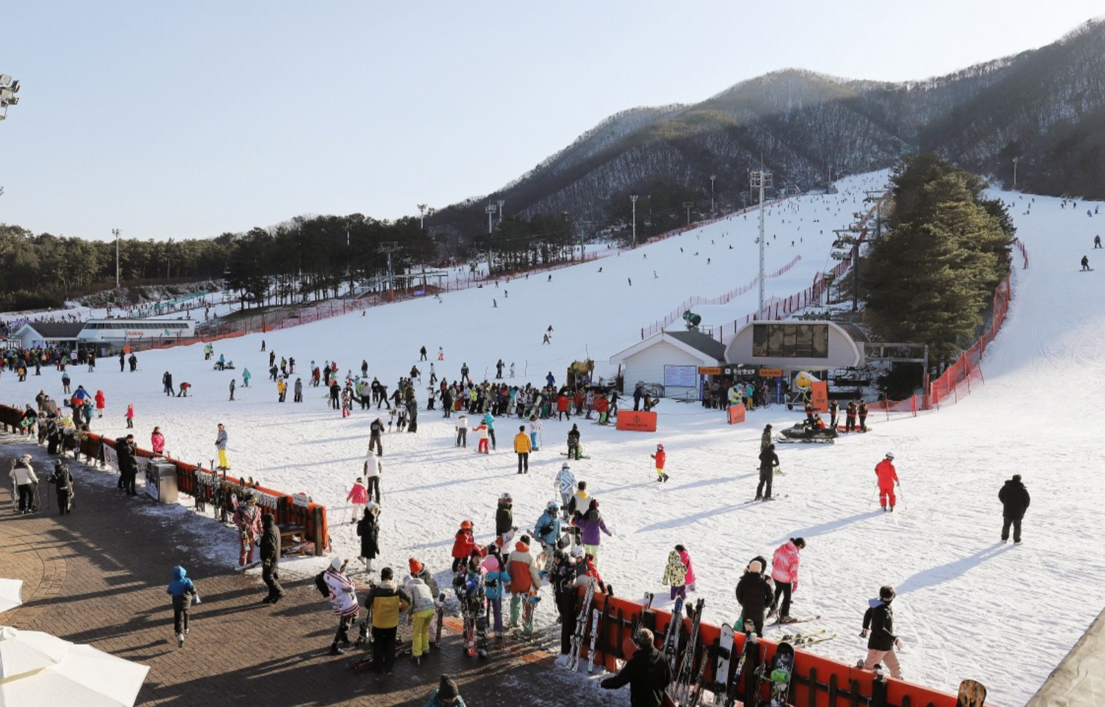 芝山滑雪度假村雙板滑雪 & 雪橇一日遊