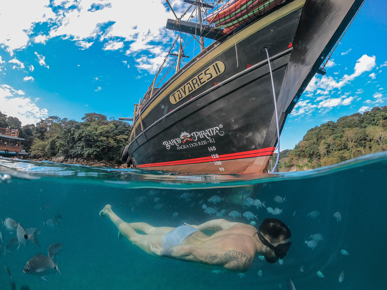 Rio de Janeiro Full-Day Ilha Grande Pirate Boat Adventure