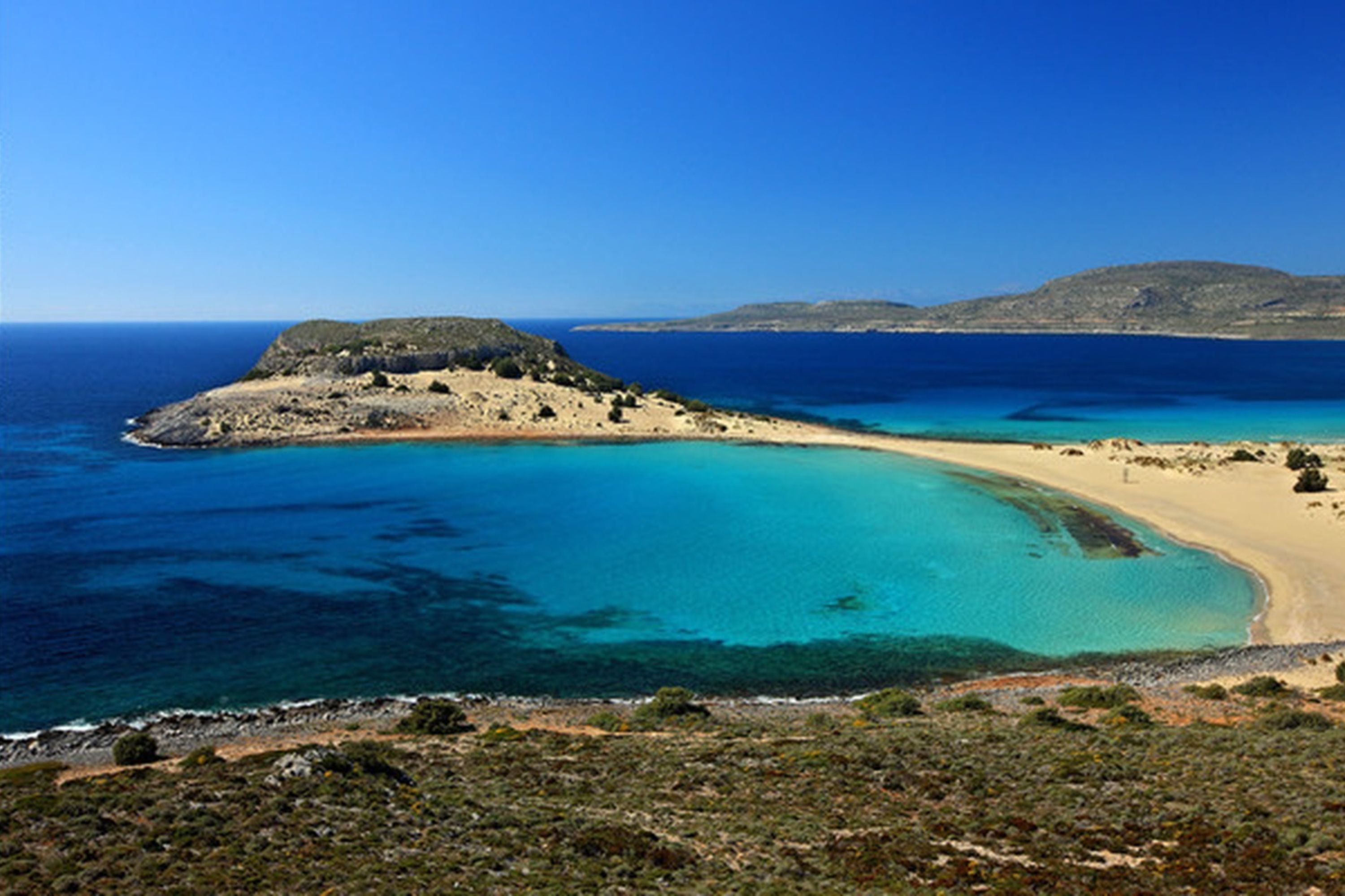 Experience the thrill of hiking to a 16th-century fortress with spectacular vistas on Gramvousa Island