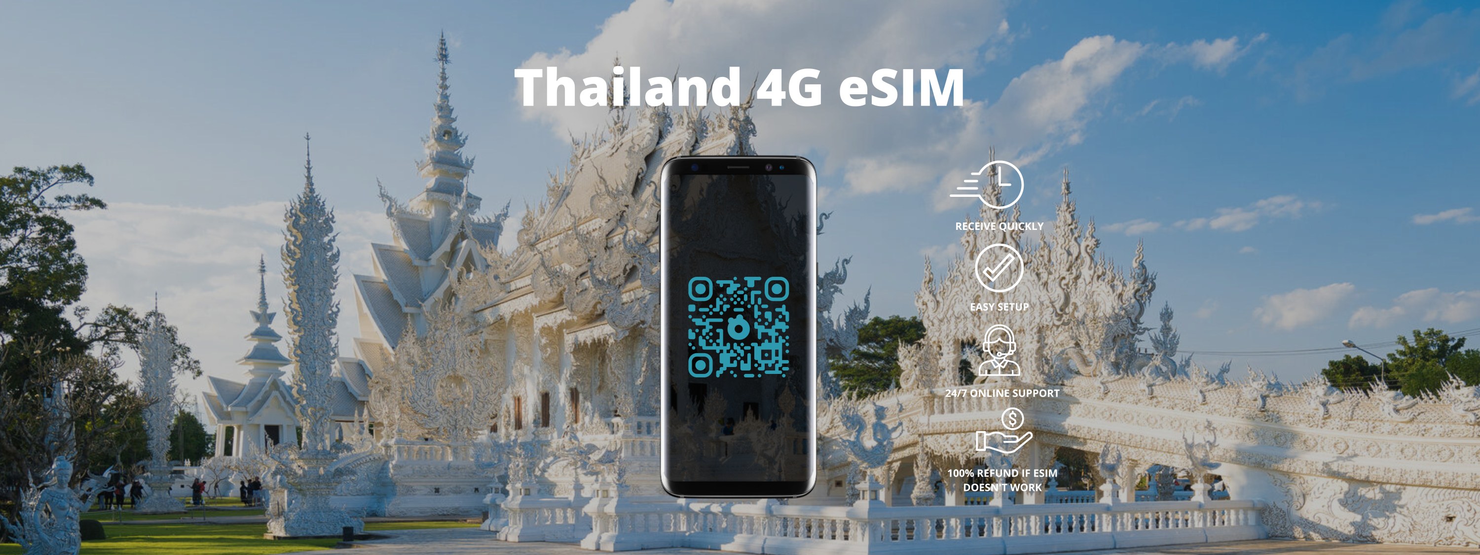 【限時促銷】泰國eSIM卡（含無限流量 &amp; 通話）
