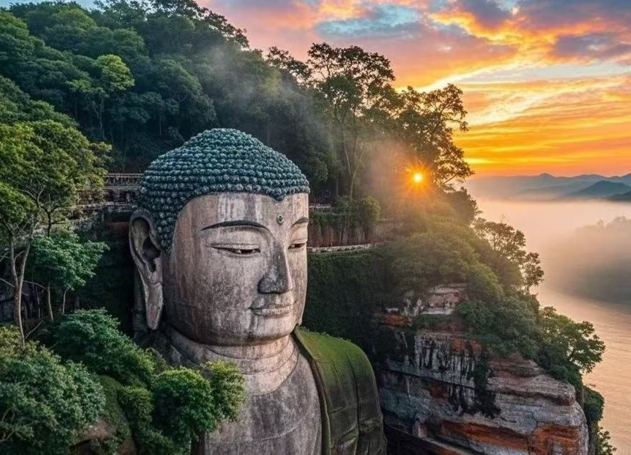 四川峨眉山樂山3日遊（樂山大佛+熊貓基地+寬窄巷子旅拍+甄選酒店+特色餐食+逗靈猴看花花）