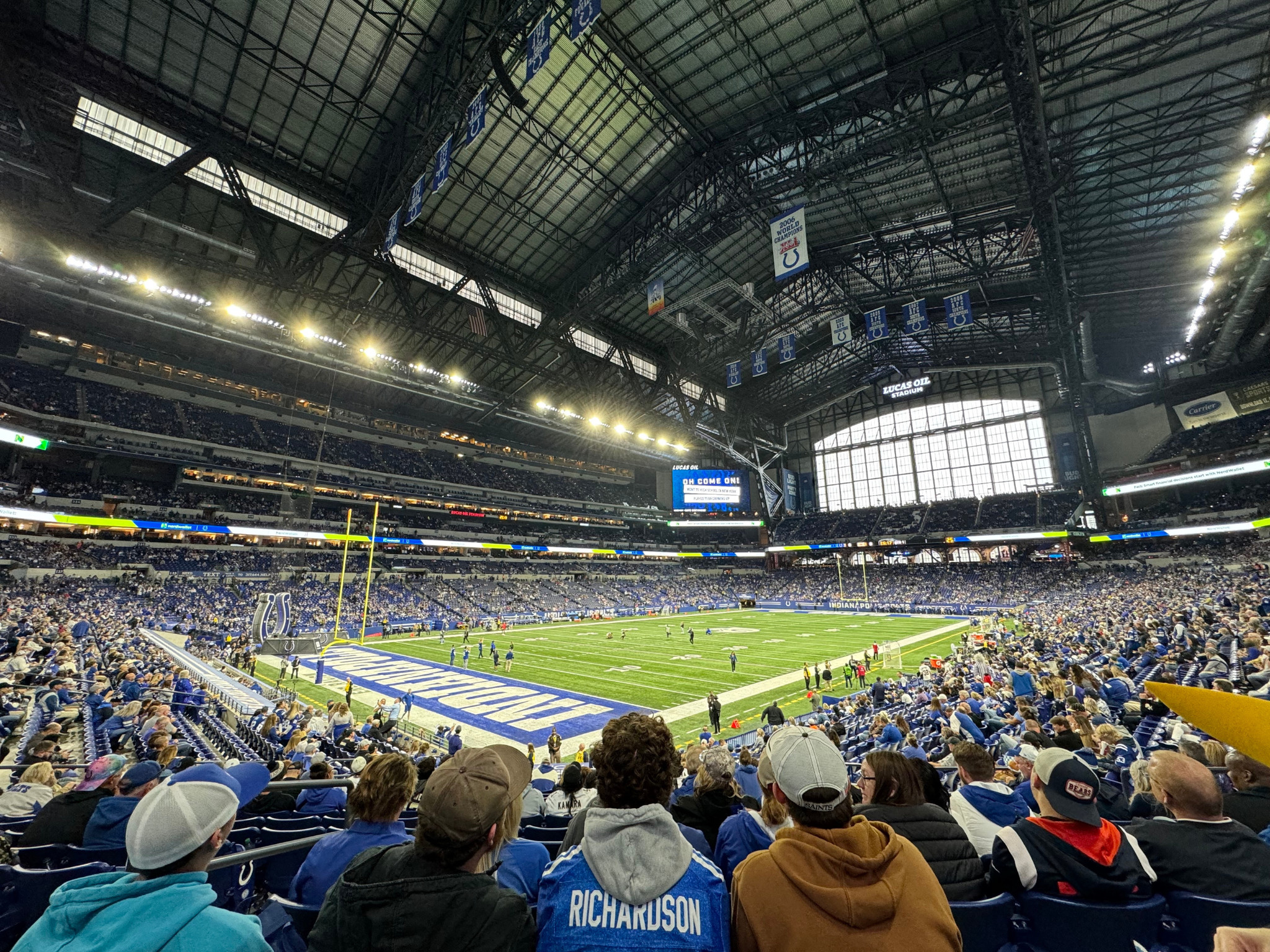 Indianapolis Colts Football Game at Lucas Oil Stadium