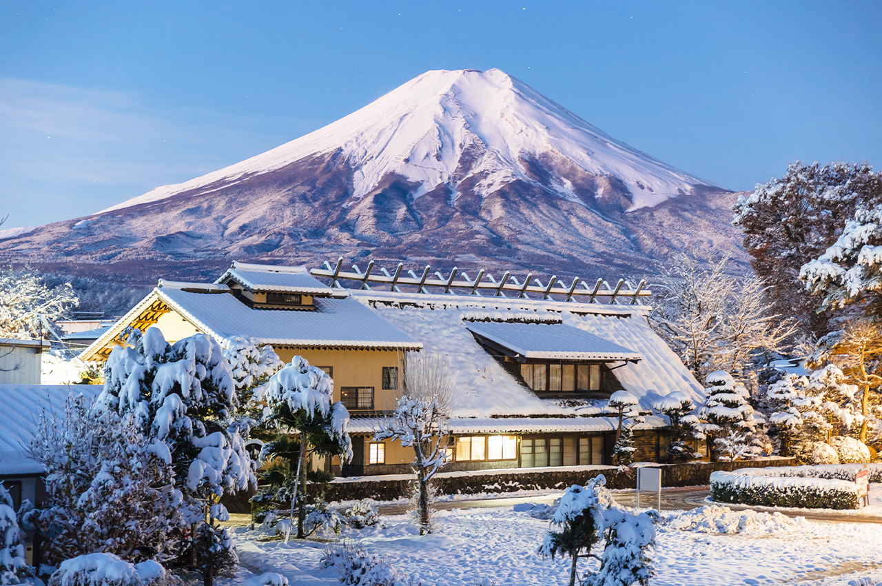 富士山山中湖單車騎行/遊船·忍野八海·河口湖大石公園/楓葉迴廊·新倉山淺間公園/天梯小鎮一日遊｜東京出發｜4~9人精品小團