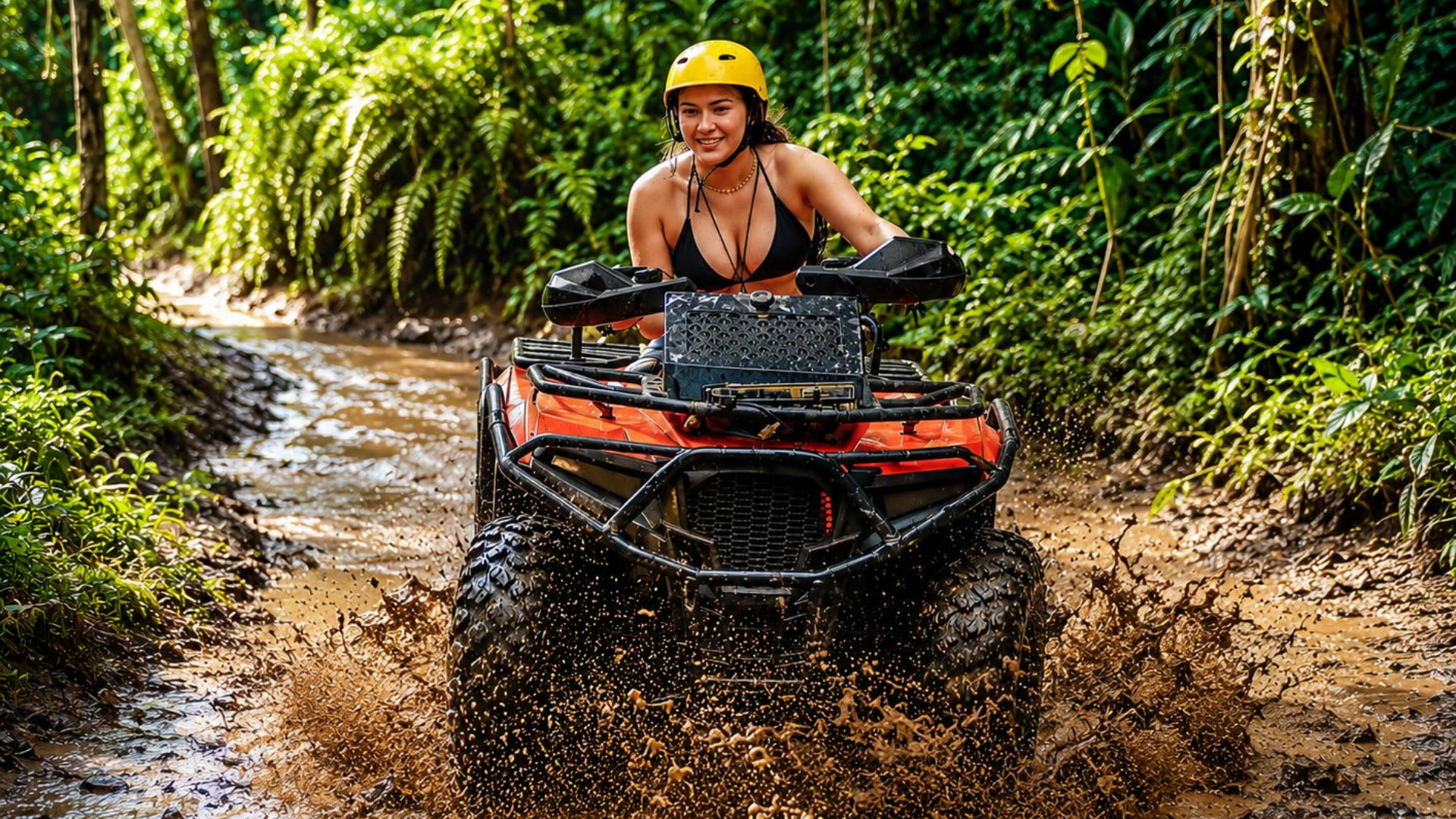 Ubud ATV Ride, Rafting Experience, and Rice Terrace