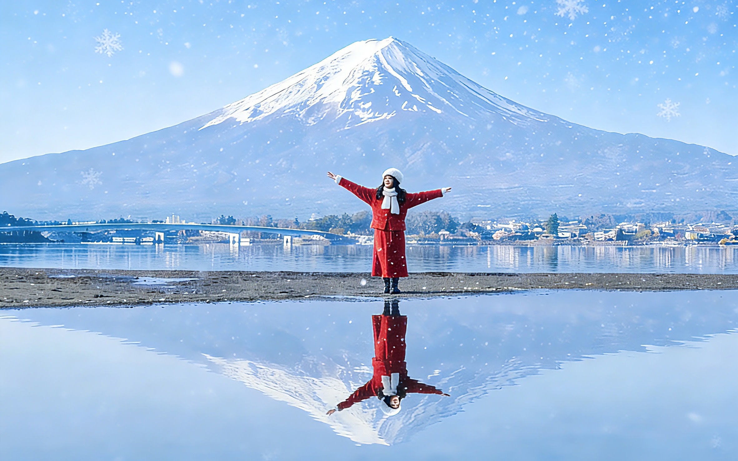 [Mount Fuji Popular Double Lake Tour] Lake Kawaguchi & Lake Yamanaka & Oshino Hakkai & Lawson Convenience Store Day Trip (From Tokyo)