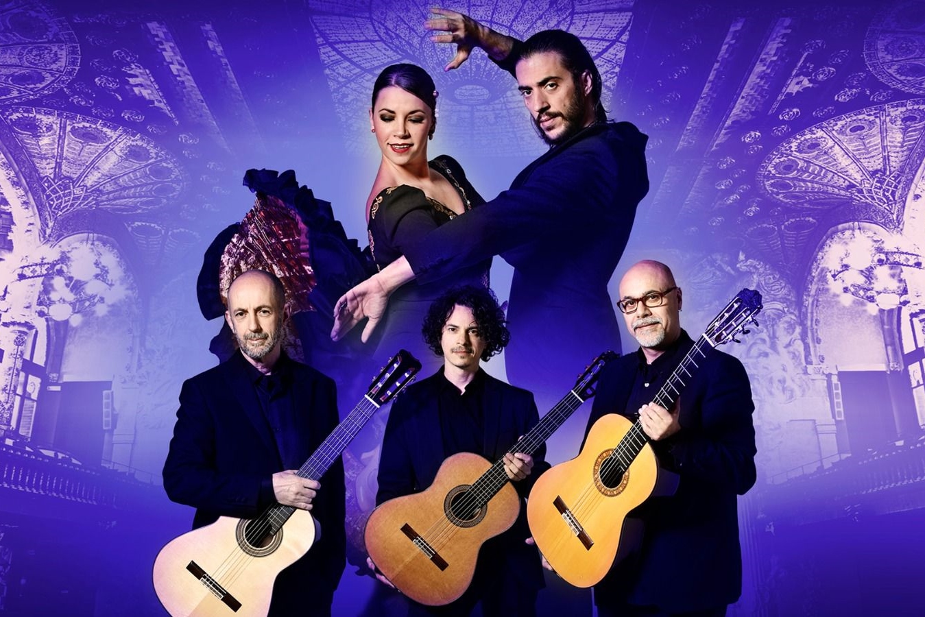 Guitar Trio Show at the Palau de la Musica Catalana
