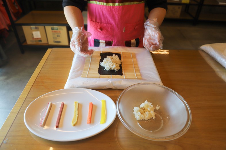 紫菜包飯製作體驗