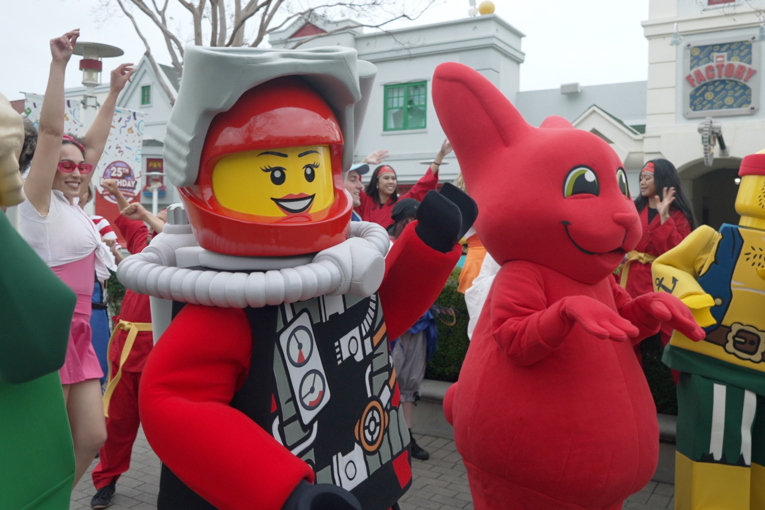 The highly anticipated Legoland Parade in California opened with a spectacular display Lego characters