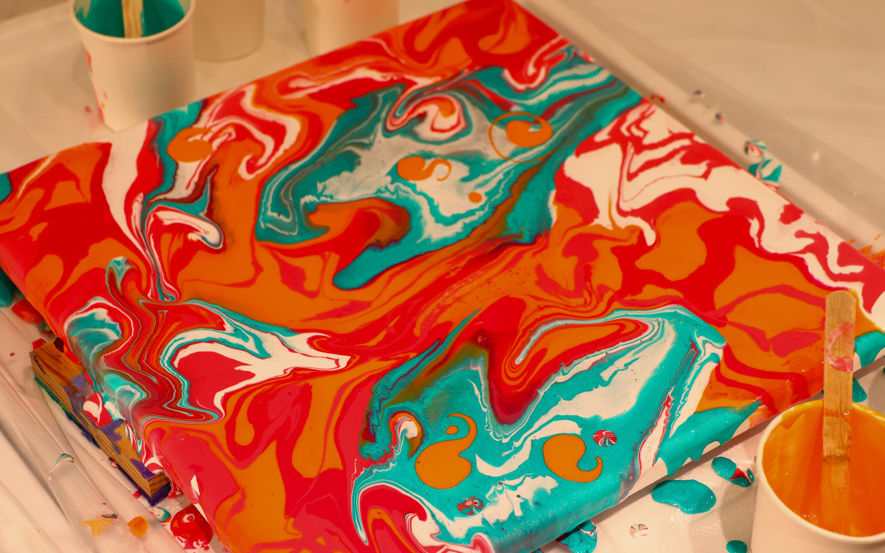 Pour Painting Workshop by Art Werkx