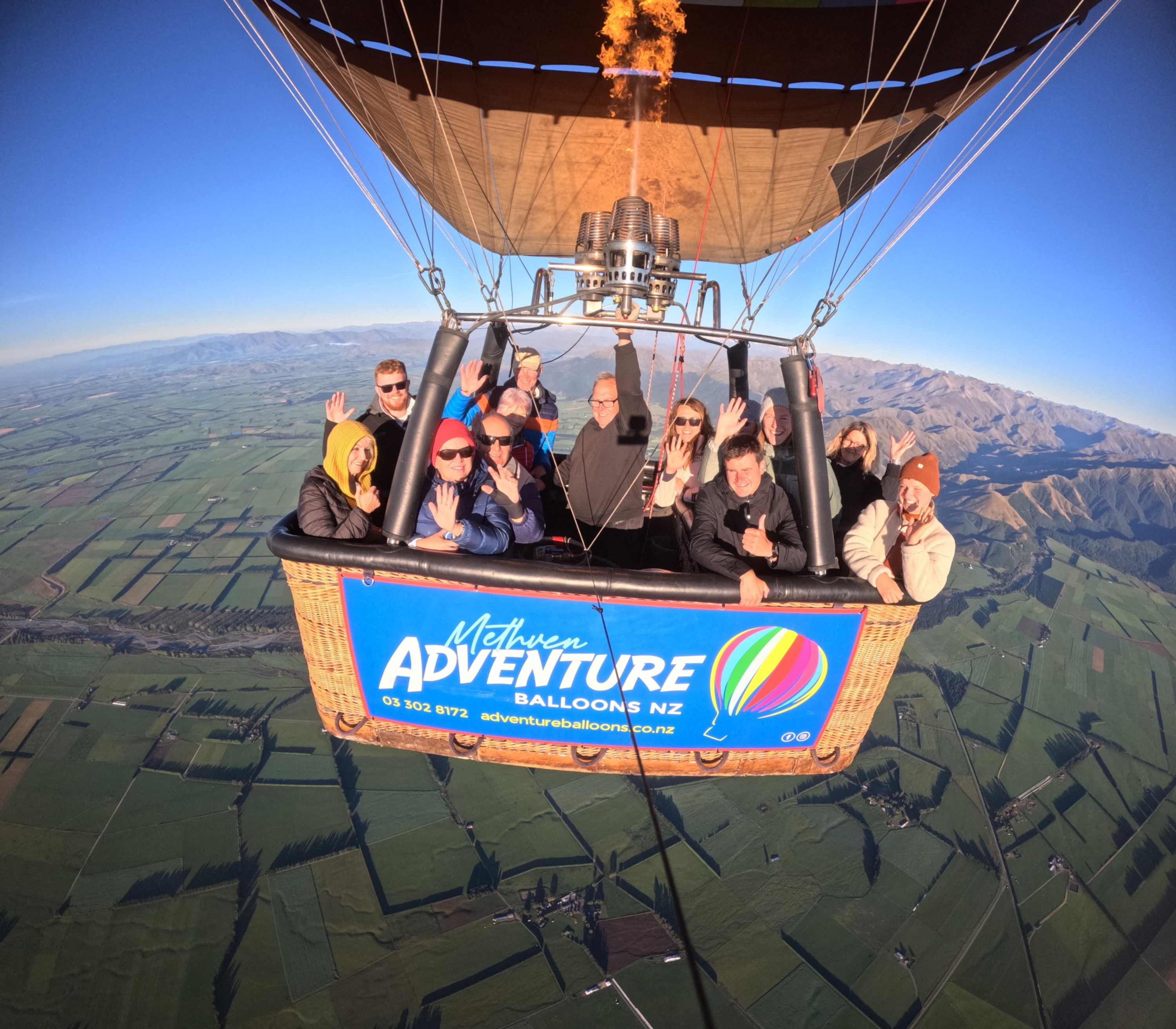 Hot Air balloon Flights from Methven, Mt Hutt Village
