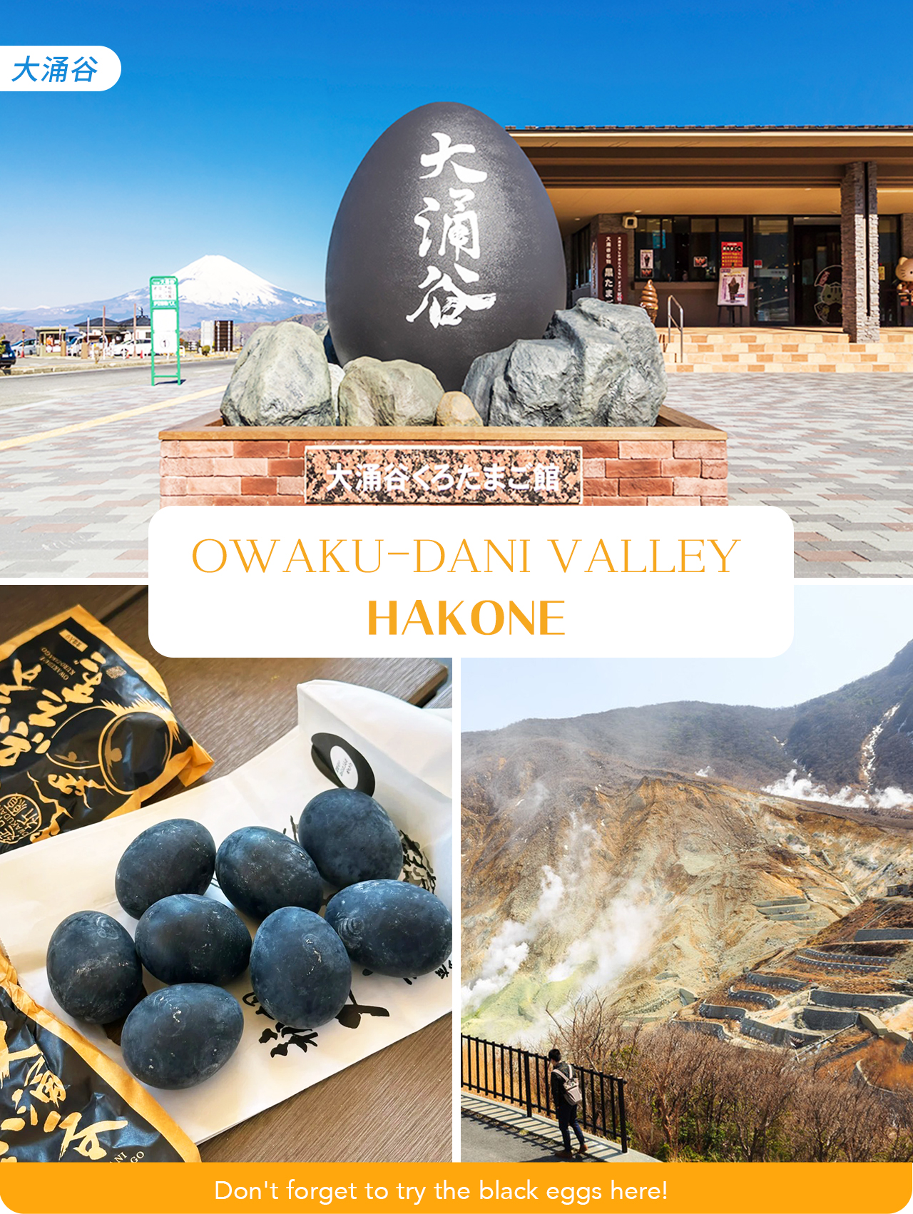 大涌谷火山噴氣嫋嫋,黑雞蛋聞名遐邇,讓遊客在奇景與地質奇觀中體驗箱根獨特魅力 大涌谷火山噴氣嫋嫋,黑雞蛋聞名遐邇,讓遊客在奇景與地質奇觀中體驗箱根獨特魅力