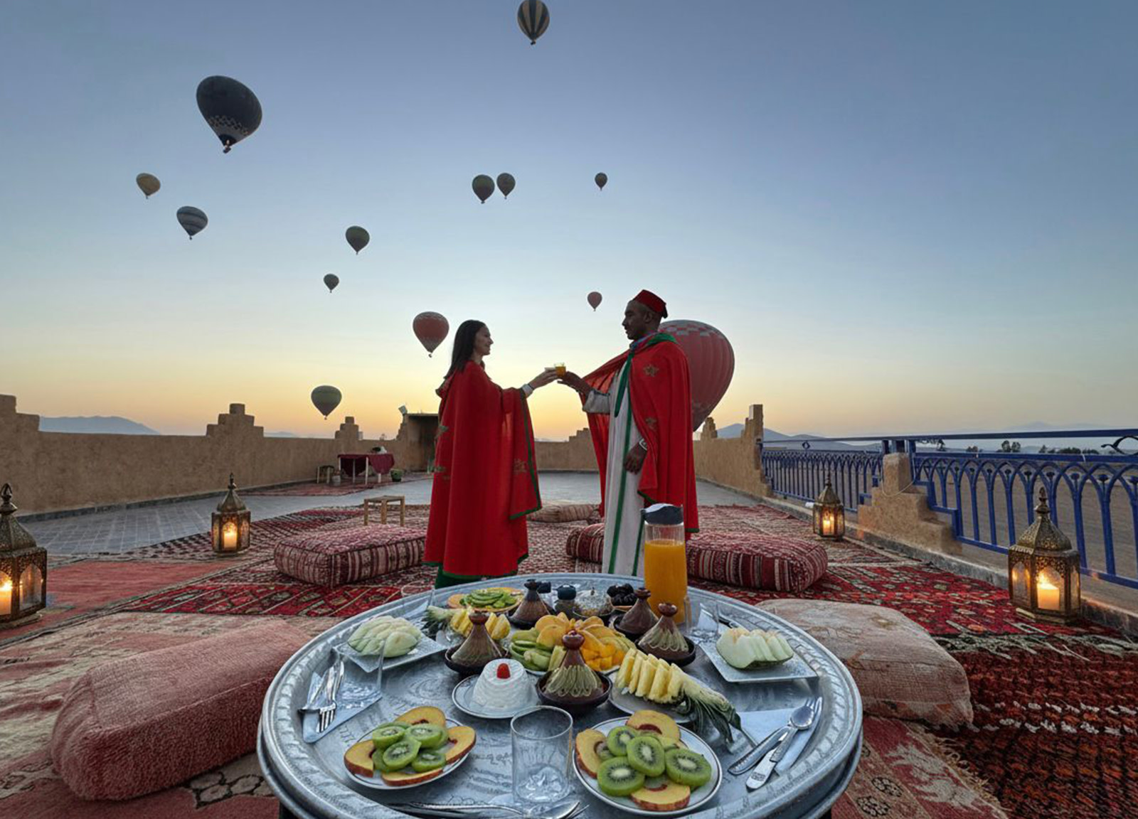 Marrakech Sunrise Hot Air Balloon Experience Over the Palmeraie
