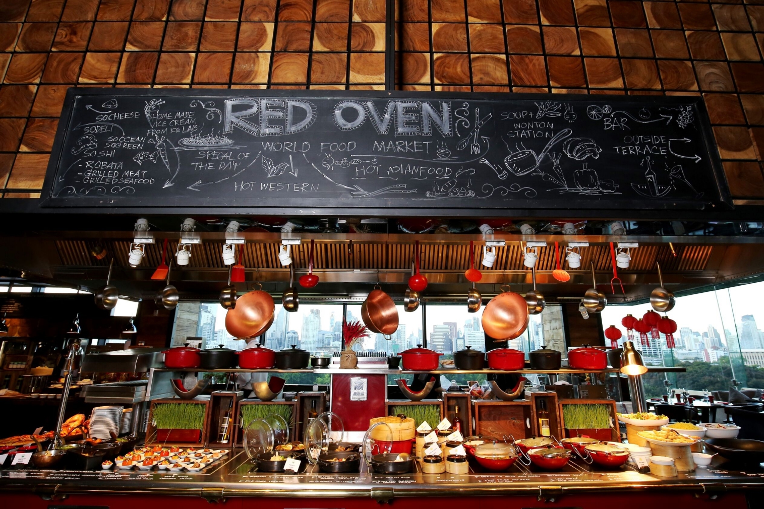 曼谷索菲特酒店Red Oven餐廳自助餐