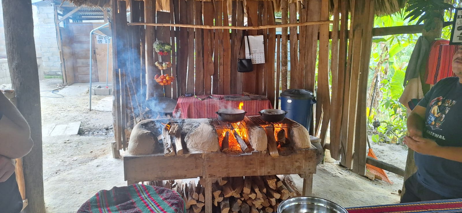 Food and calligraphy experience with a Mayan Family