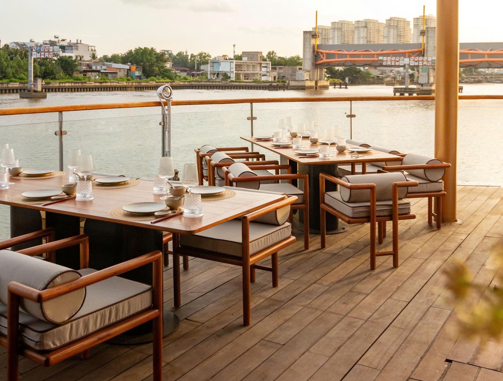 Experience Saigon River Sunset on Luxury Icon Saigon Cruise