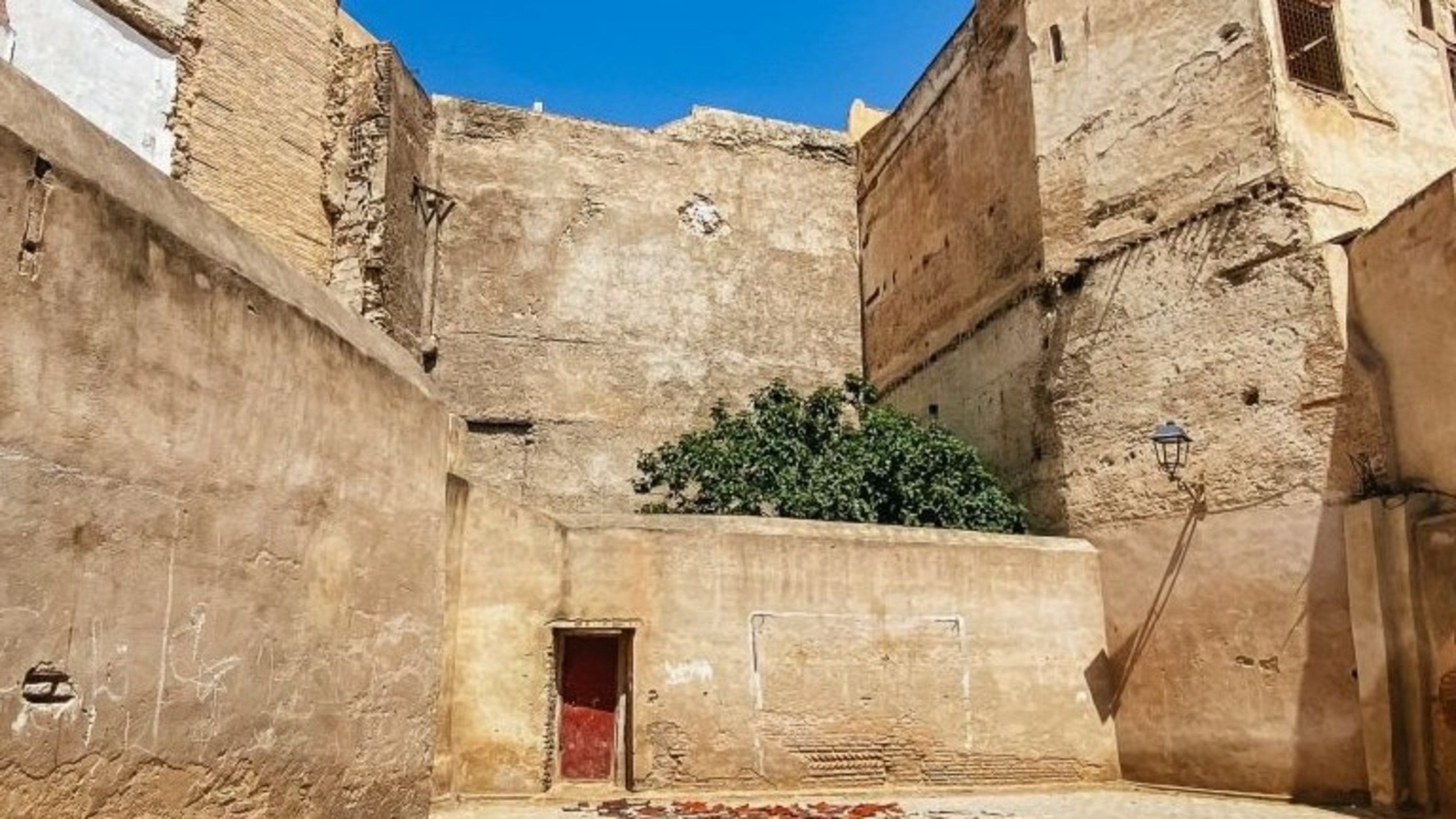 Tucked-away courtyard in Fez Medina reveals the charm of centuries-old urban life